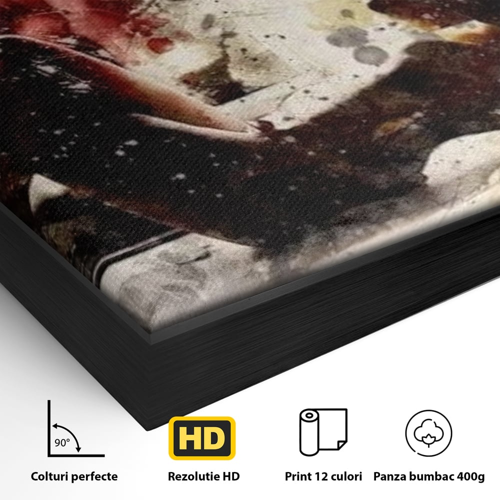Tablou Canvas Premium LuxCanva® E1037, Muzica din Interior, Jazz, Muzica, Avangardist, Instrumental, Trup, Living Room, Culori vibrante