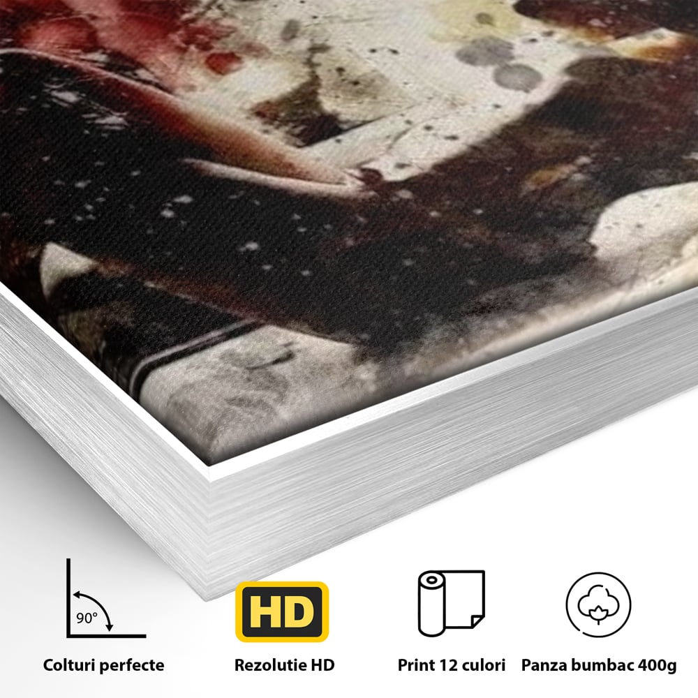 Tablou Canvas Premium LuxCanva® E1037, Muzica din Interior, Jazz, Muzica, Avangardist, Instrumental, Trup, Living Room, Culori vibrante
