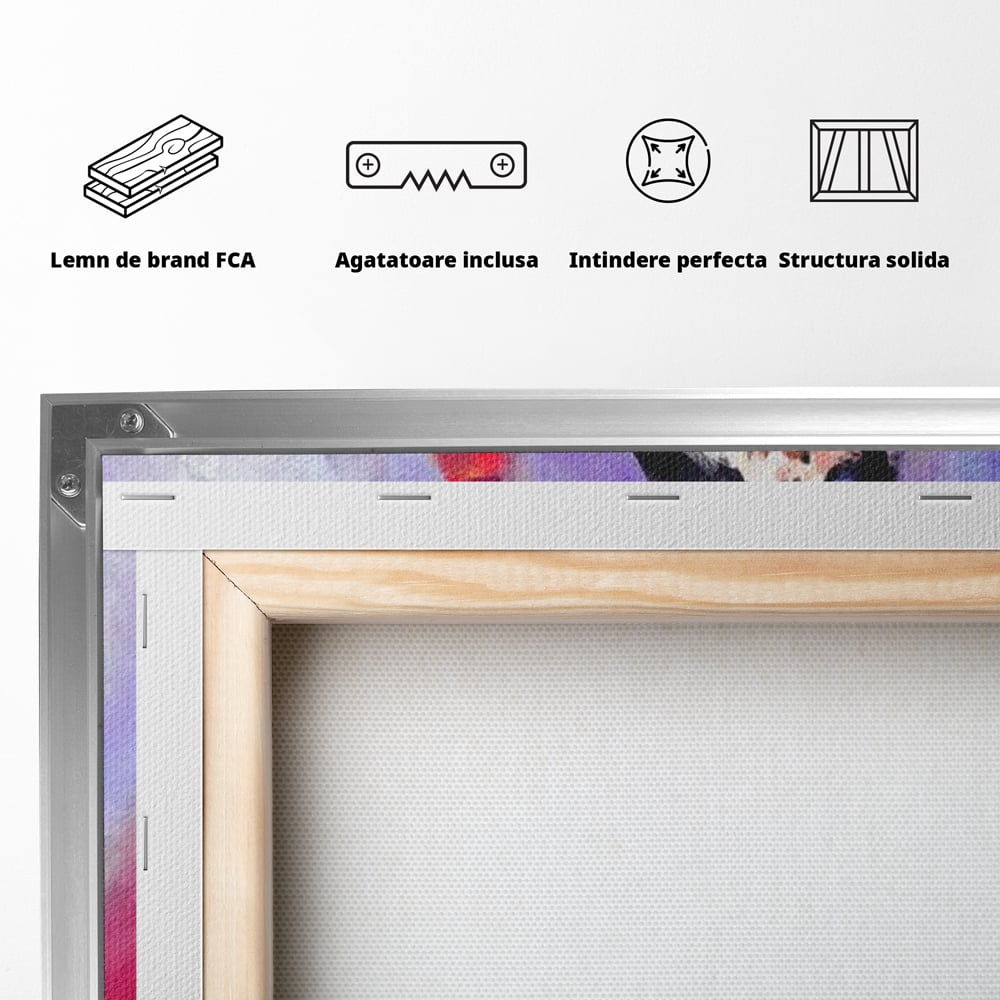 Tablou Canvas Premium LuxCanva® E1048, Pasiune in Pasi de Dans, Ritm, Dans, Vals, Tango, Pereche, Living Room, Culori vibrante
