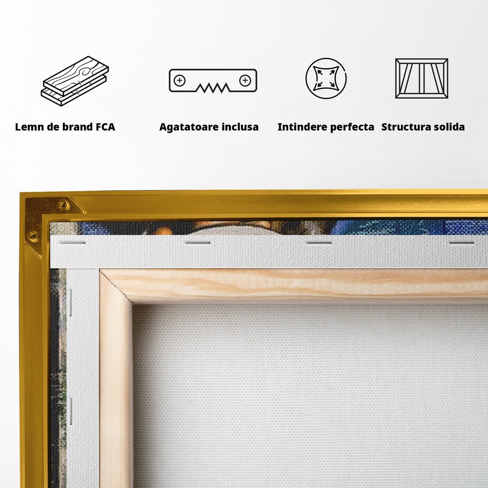 Tablou Canvas Premium LuxCanva® E1049, Barbatul din Umbra, Elegant, Masculinitate, Enigma, Tigara, Intriga, Living Room, Culori vibrante