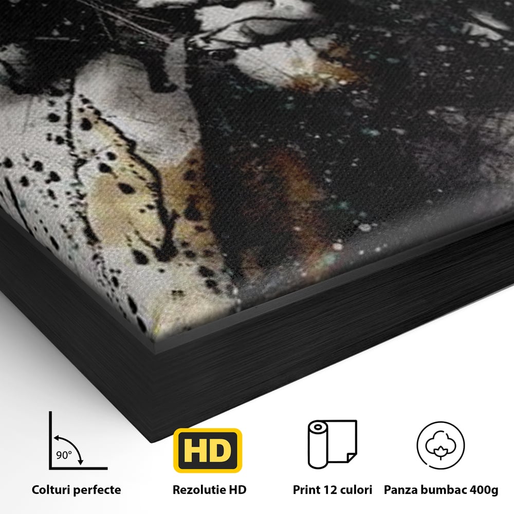 Tablou Canvas Premium LuxCanva® E1054, Fragment de Pasiune, Dorinta, Femeie, Pasiune, Haos, Trup, Living Room, Culori vibrante