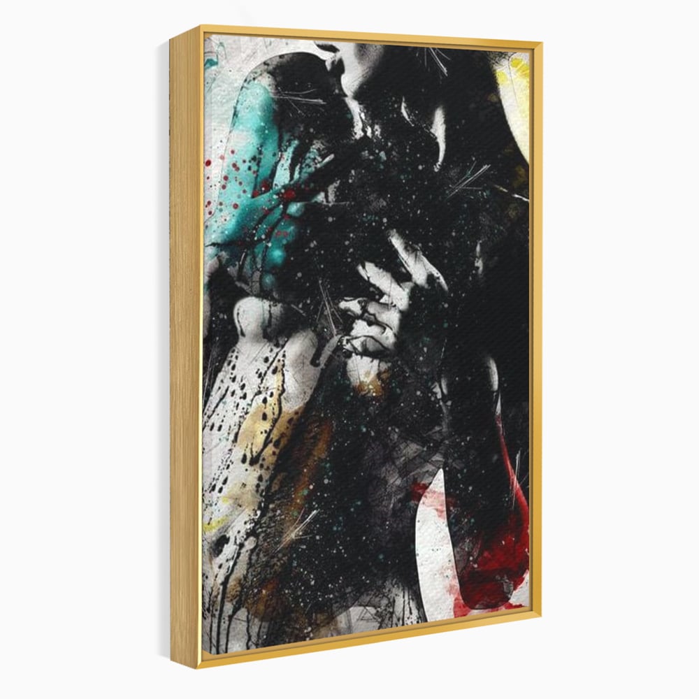 Tablou Canvas Premium LuxCanva® E1054, Fragment de Pasiune, Dorinta, Femeie, Pasiune, Haos, Trup, Living Room, Culori vibrante