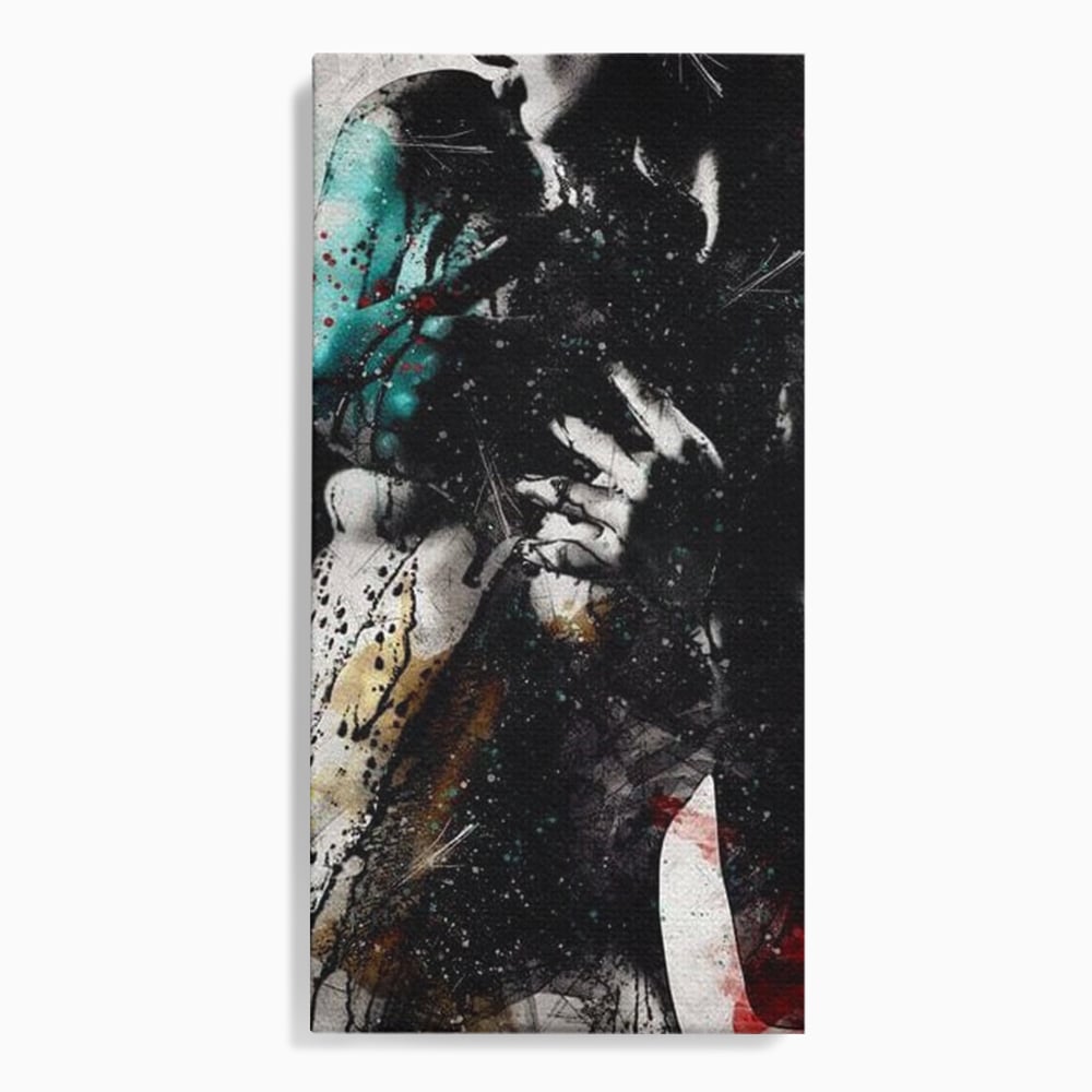 Tablou Canvas Premium LuxCanva® E1054, Fragment de Pasiune, Dorinta, Femeie, Pasiune, Haos, Trup, Living Room, Culori vibrante