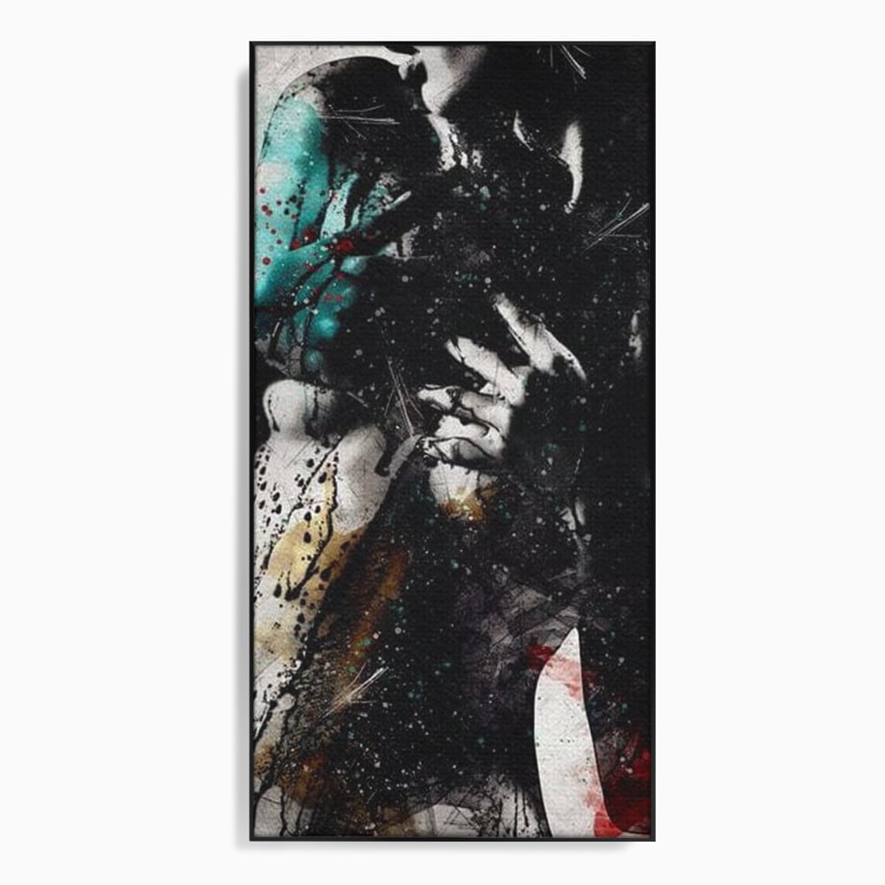 Tablou Canvas Premium LuxCanva® E1054, Fragment de Pasiune, Dorinta, Femeie, Pasiune, Haos, Trup, Living Room, Culori vibrante