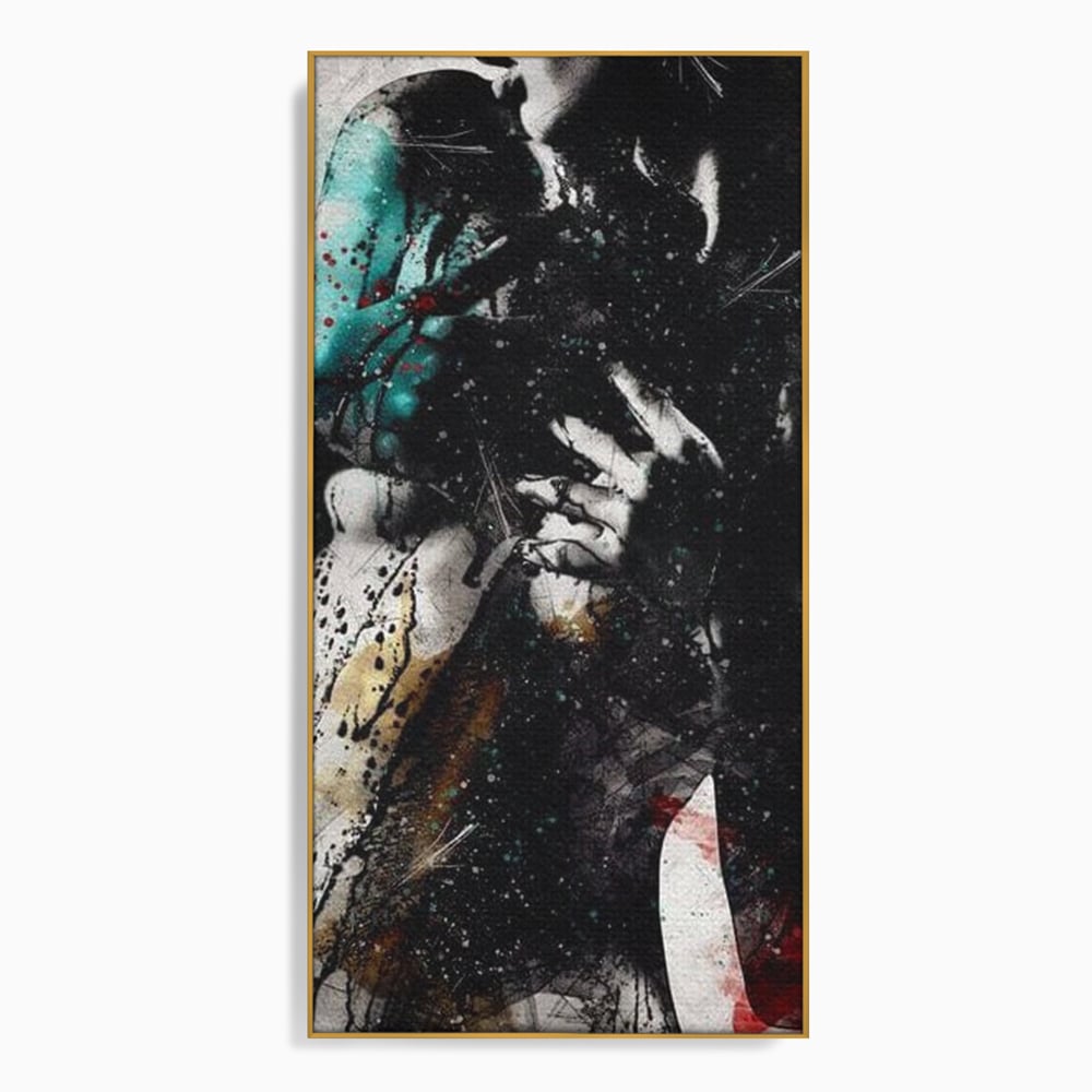 Tablou Canvas Premium LuxCanva® E1054, Fragment de Pasiune, Dorinta, Femeie, Pasiune, Haos, Trup, Living Room, Culori vibrante