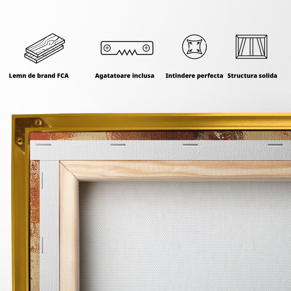 Tablou Canvas Premium, LuxCanva® E1056, Impreuna, Pana la Capat, Dragoste, Varsta, Batranete, Pasi, Plimbare, Sprijin, Timp, Mana, Drum, Cuplu, Tandrete, Eternitate, Living, Dormitor