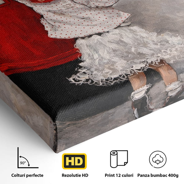 Tablou Canvas Premium, LuxCanva® E1057, Scrisori pentru Iubire, Dragoste, Cutie, Postala, Scrisori, Copil, Iubire, Sentimente, Scriere, Mesaj, Speranta, Gest, Inimi, Living, Dormitor