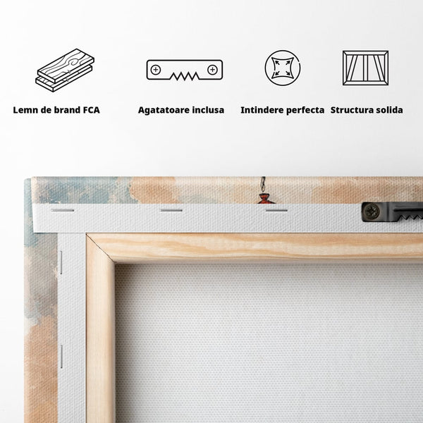 Tablou Canvas Premium, LuxCanva® E1060, Cand Dragostea e Acasa, Dragoste, Inima, Iubire, Eterna, Cuplu, Suflet, Pereche, Ani, Viata, Impreuna, Casatorie, Eternitate, Living, Dormitor