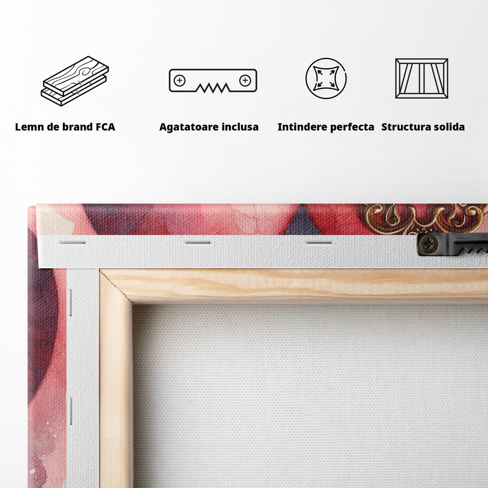 Tablou Canvas Premium, LuxCanva® E1062, Lacatul Sufletului, Dragoste, Inima, Iubire, Cheie, Lacat, Usa, Seif, Secret, Deschidere, Legamant, Protectie, Fidelitate, Arta, Living, Dormitor