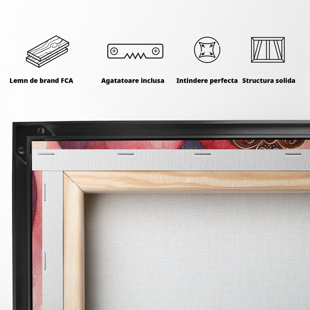 Tablou Canvas Premium, LuxCanva® E1062, Lacatul Sufletului, Dragoste, Inima, Iubire, Cheie, Lacat, Usa, Seif, Secret, Deschidere, Legamant, Protectie, Fidelitate, Arta, Living, Dormitor