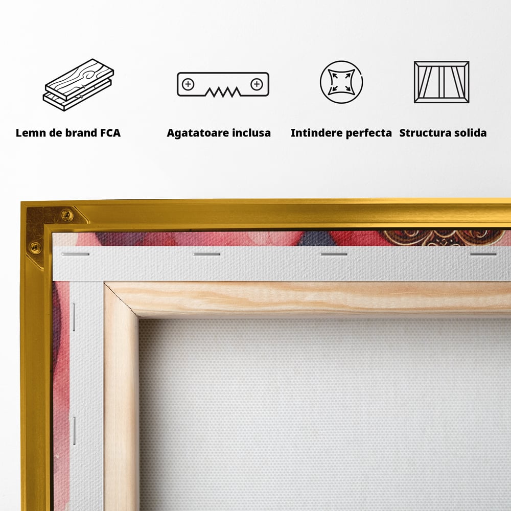 Tablou Canvas Premium, LuxCanva® E1062, Lacatul Sufletului, Dragoste, Inima, Iubire, Cheie, Lacat, Usa, Seif, Secret, Deschidere, Legamant, Protectie, Fidelitate, Arta, Living, Dormitor