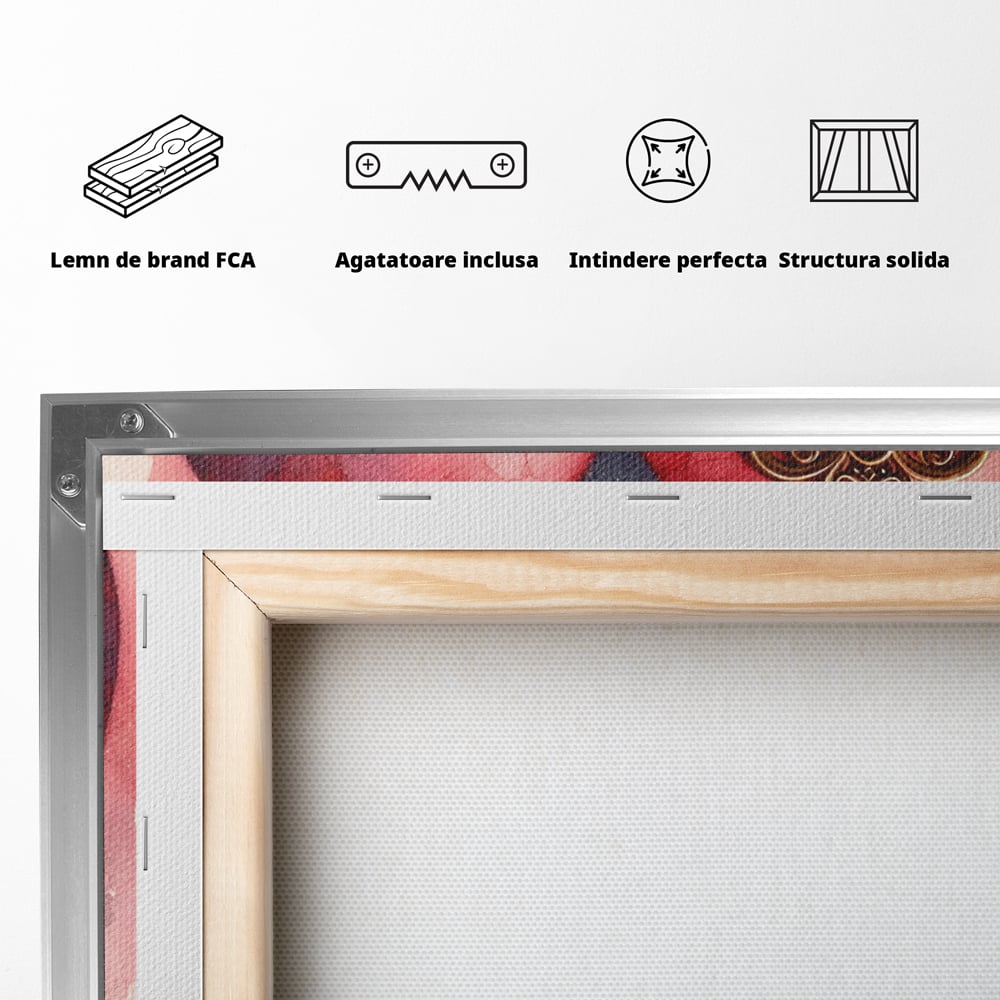 Tablou Canvas Premium, LuxCanva® E1062, Lacatul Sufletului, Dragoste, Inima, Iubire, Cheie, Lacat, Usa, Seif, Secret, Deschidere, Legamant, Protectie, Fidelitate, Arta, Living, Dormitor