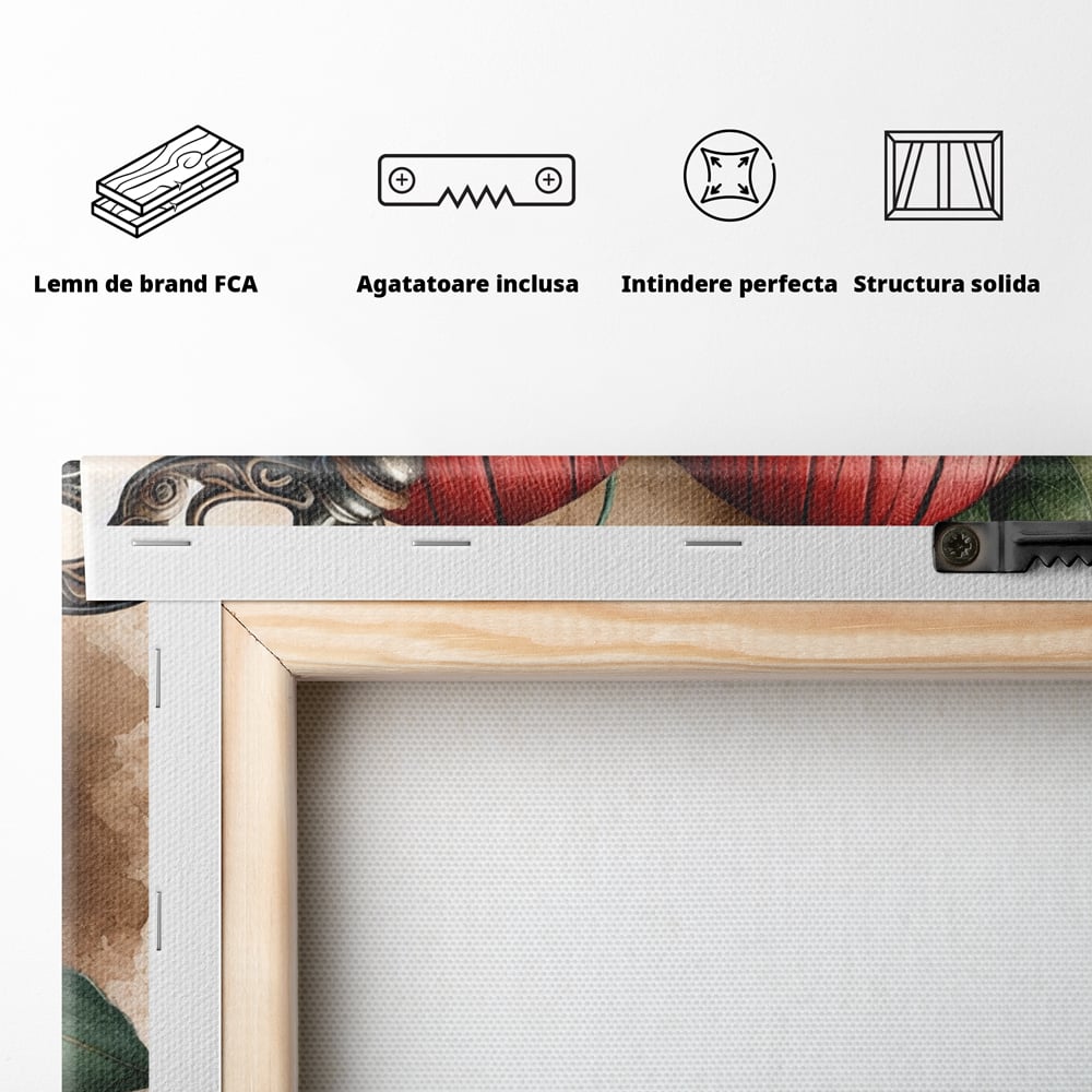 Tablou Canvas Premium, LuxCanva® E1067, Cheia Sufletului Meu, Dragoste, Inima, Iubire, Lacat, Cheie, Incredere, Intimitate, Taina, Destin, Frumusete, Legatura, Living, Dormitor