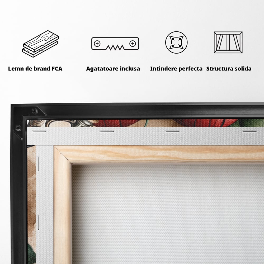 Tablou Canvas Premium, LuxCanva® E1067, Cheia Sufletului Meu, Dragoste, Inima, Iubire, Lacat, Cheie, Incredere, Intimitate, Taina, Destin, Frumusete, Legatura, Living, Dormitor
