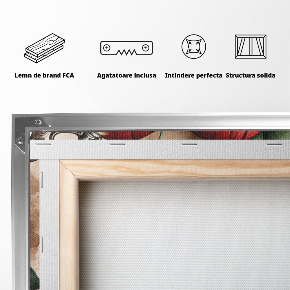 Tablou Canvas Premium, LuxCanva® E1067, Cheia Sufletului Meu, Dragoste, Inima, Iubire, Lacat, Cheie, Incredere, Intimitate, Taina, Destin, Frumusete, Legatura, Living, Dormitor