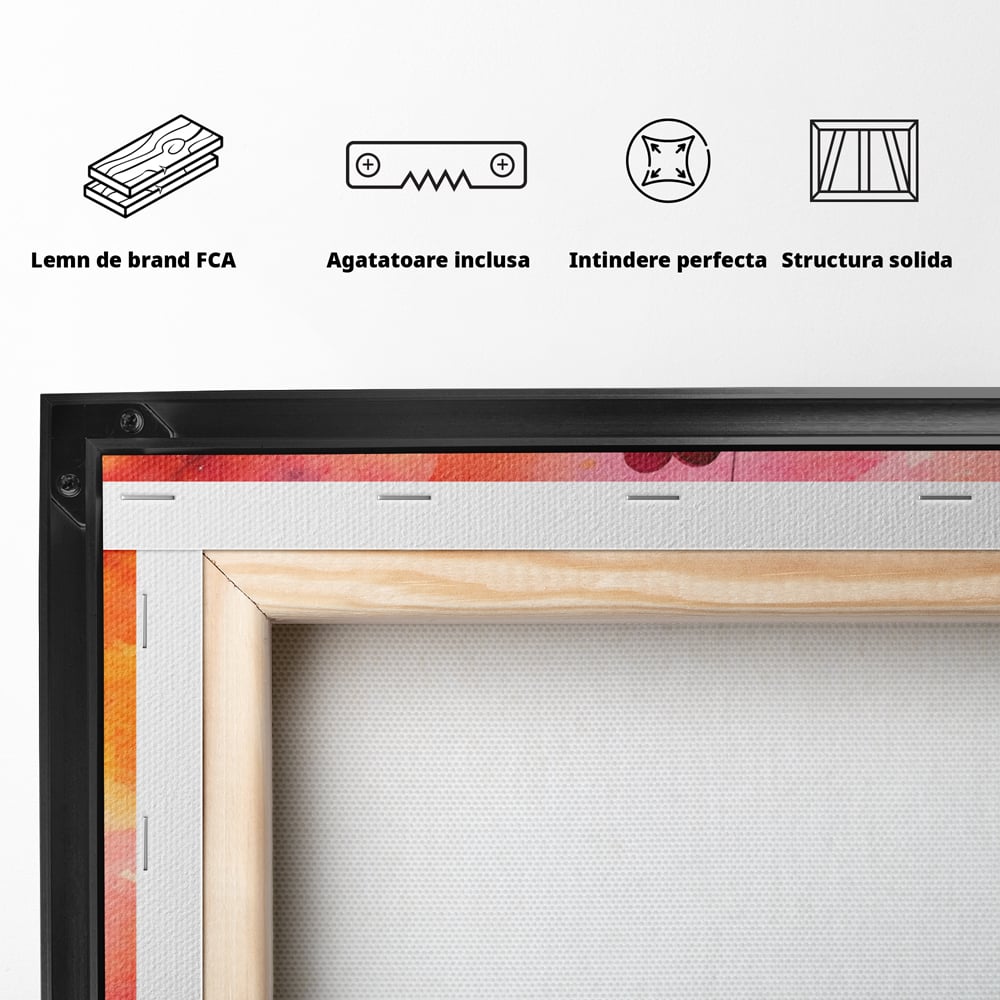 Tablou Canvas Premium, LuxCanva® E1073, Dragoste Fara Sfarsit, Dragoste, Inima, Lumina, Calatorie, Cuplu, Apus, Orizont, Cer, Promisiune, Eternitate, Barbat, Femeie, Living, Dormitor