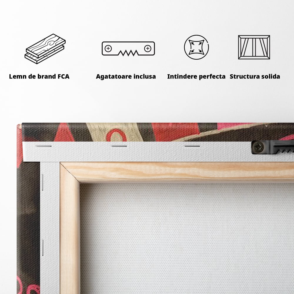 Tablou Canvas Premium, LuxCanva® E1076, XOXO, Cu Iubire, Dragoste, Mesaj, Zi, Indragostiti, Cadou, Litere, Scrisoare, Iubire, Valentine’s Day, Tabla, Scriere, Creta, Living, Dormitor