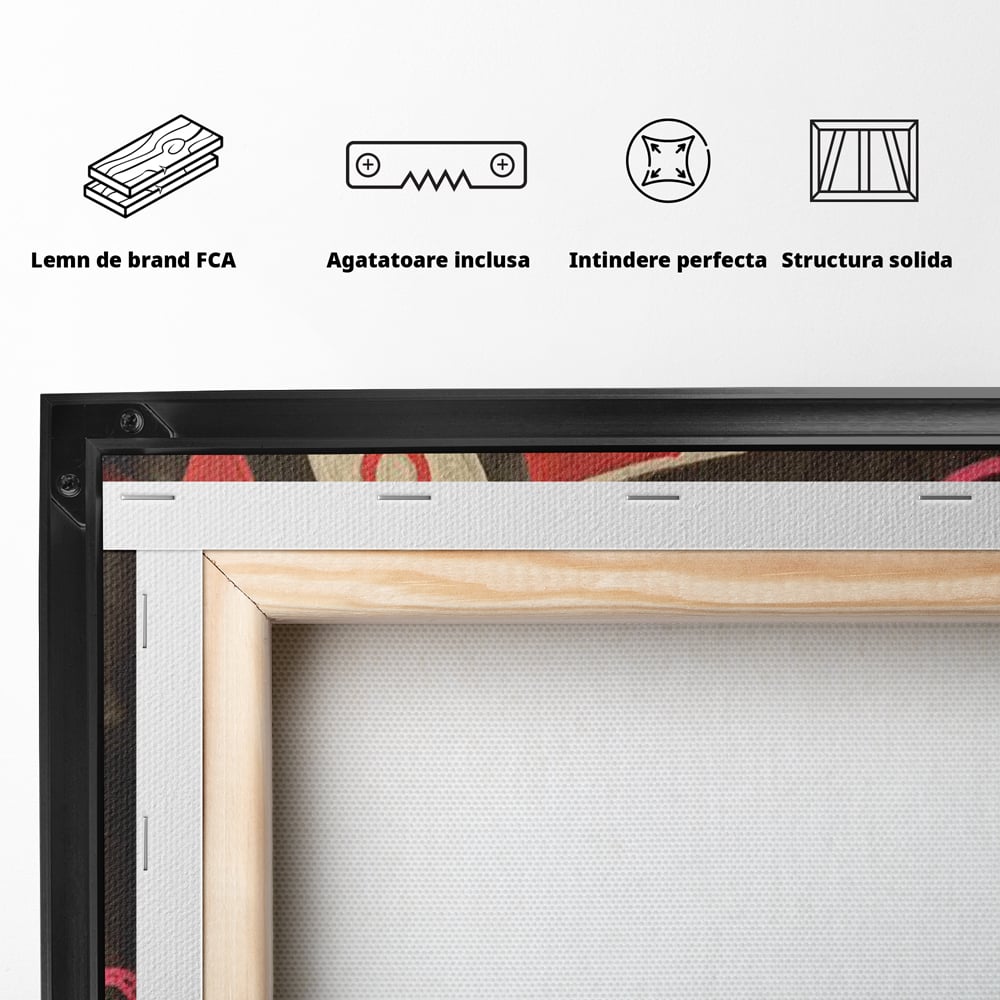 Tablou Canvas Premium, LuxCanva® E1076, XOXO, Cu Iubire, Dragoste, Mesaj, Zi, Indragostiti, Cadou, Litere, Scrisoare, Iubire, Valentine’s Day, Tabla, Scriere, Creta, Living, Dormitor