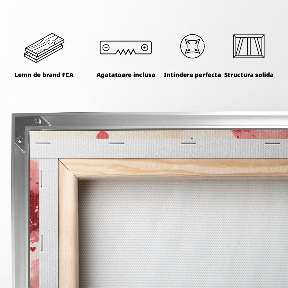 Tablou Canvas Premium, LuxCanva® E1078, Calea Spre Noi, Dragoste, Plimbare, Indragostiti, Parc, Vacanta, Discutie, Declaratii, El, Ea, Cuplu, Fericire, Emotie, Bucurie, Living, Dormitor