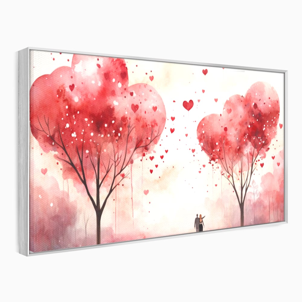 Tablou Canvas Premium, LuxCanva® E1078, Calea Spre Noi, Dragoste, Plimbare, Indragostiti, Parc, Vacanta, Discutie, Declaratii, El, Ea, Cuplu, Fericire, Emotie, Bucurie, Living, Dormitor