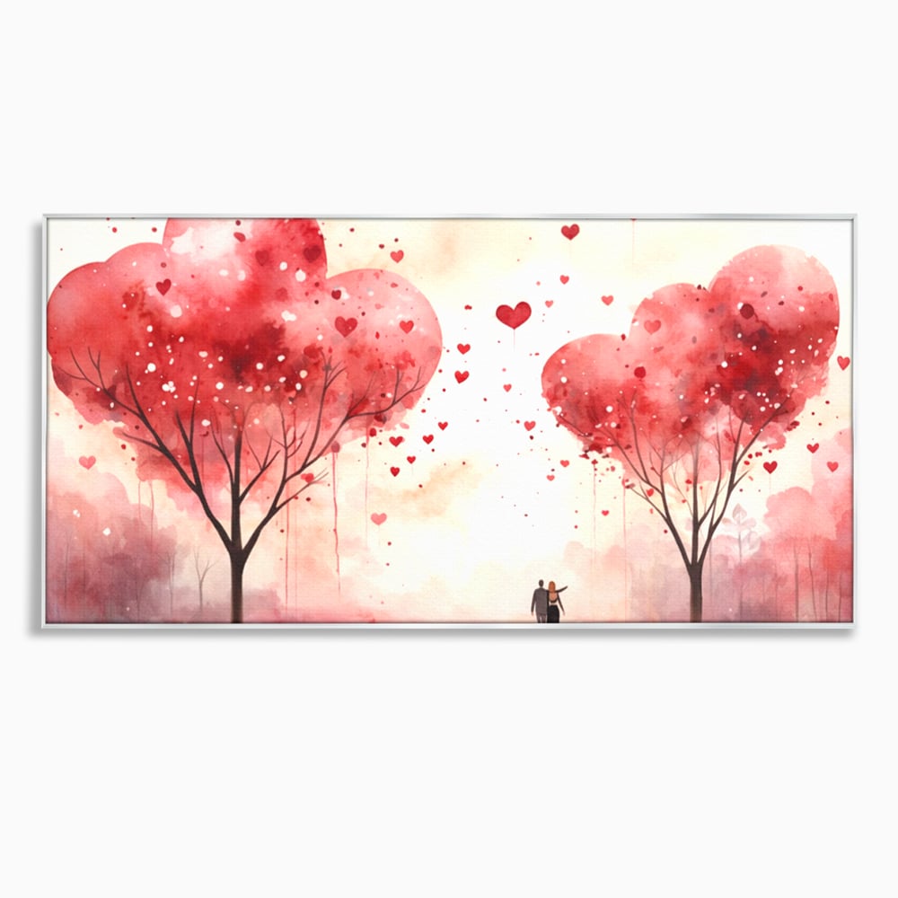 Tablou Canvas Premium, LuxCanva® E1078, Calea Spre Noi, Dragoste, Plimbare, Indragostiti, Parc, Vacanta, Discutie, Declaratii, El, Ea, Cuplu, Fericire, Emotie, Bucurie, Living, Dormitor