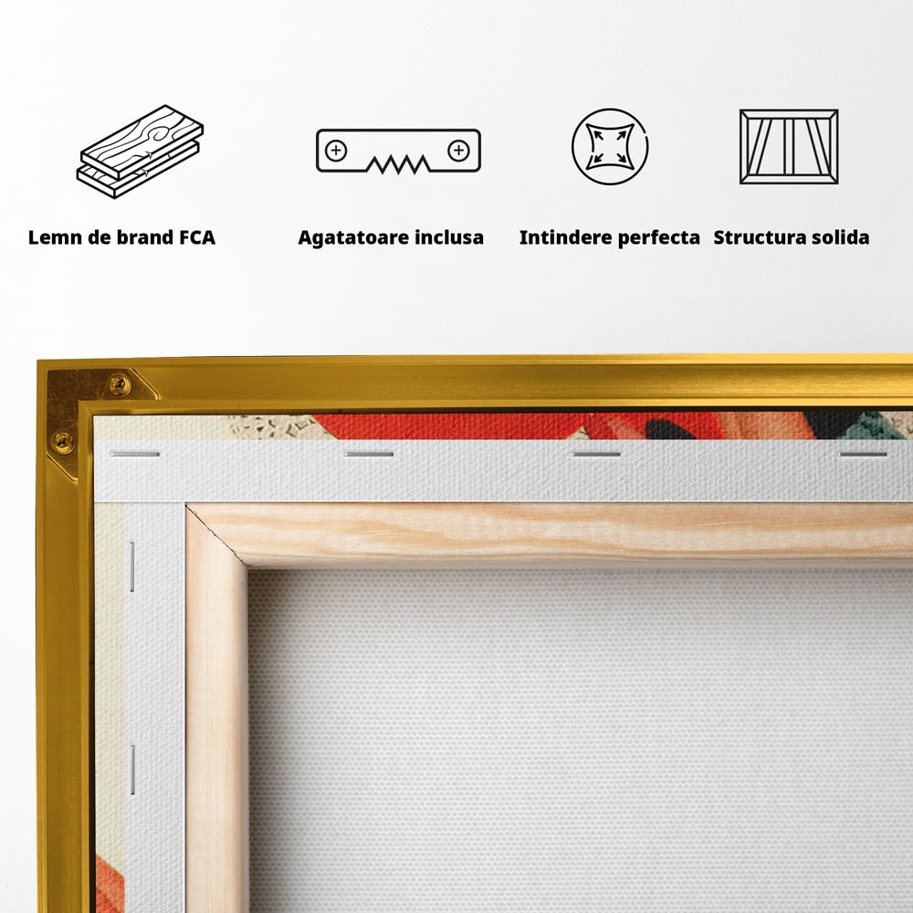 Tablou Canvas Premium, LuxCanva® E1083, Colajul Iubirii, Dragoste, Inima, Arta, Iubire, Clasic, Vintage, Retro, Felicitare, Nostalgie, Handmade, Maini, Degete, Living, Dormitor
