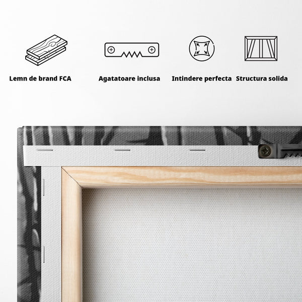 Tablou Canvas Premium LuxCanva® F1000, Puterea de a Inflori , Speranta, Vindecare, Evolutie, Curaj, Perseverenta, Living Room, Culori vibrante