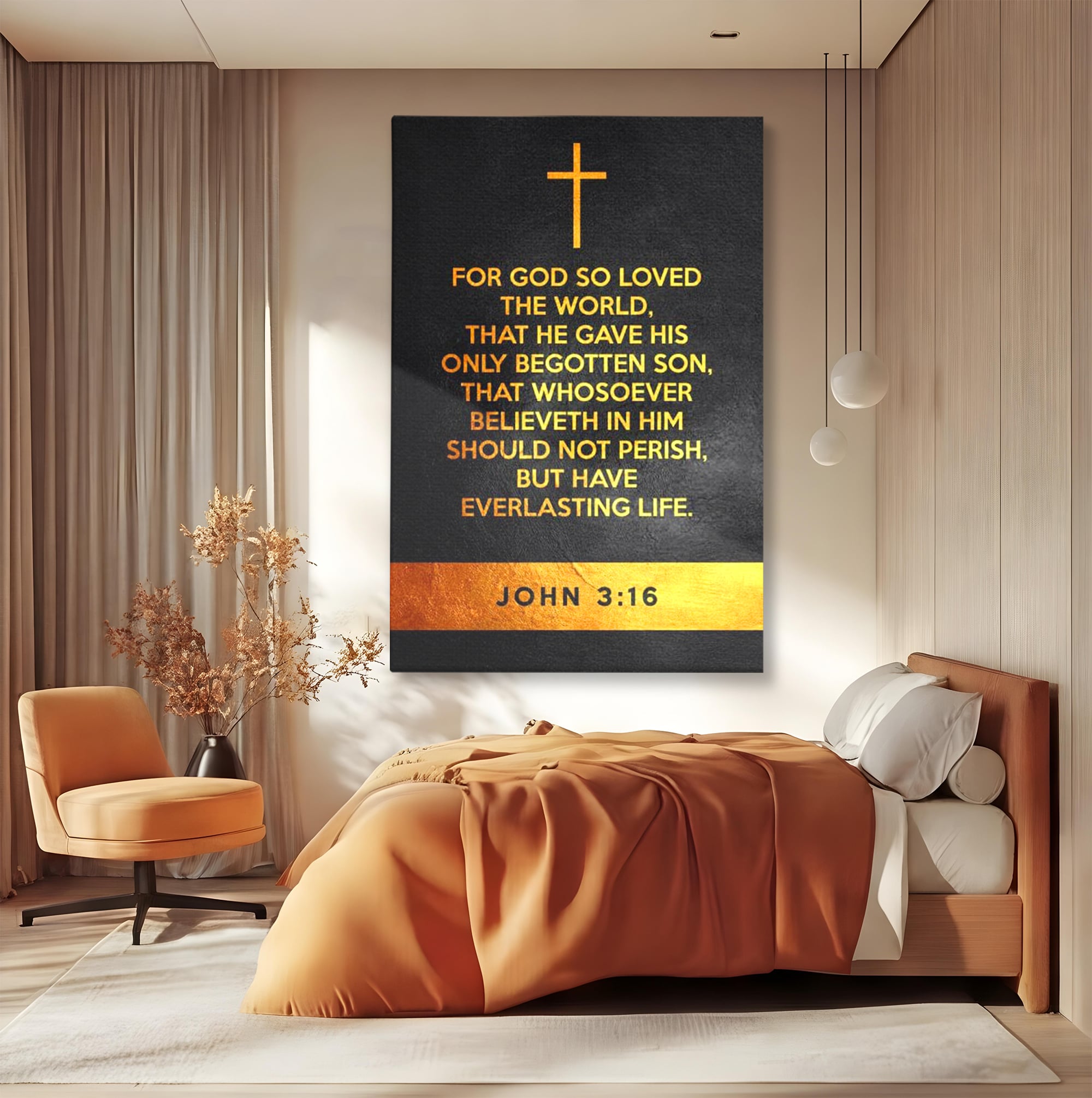 Leinwandbilder Premium LuxCanva® F1005, Die Kraft des Glaubens, Erlösung, Göttlich, Christus, Gebet, Wohnzimmer, Lebendige Farben