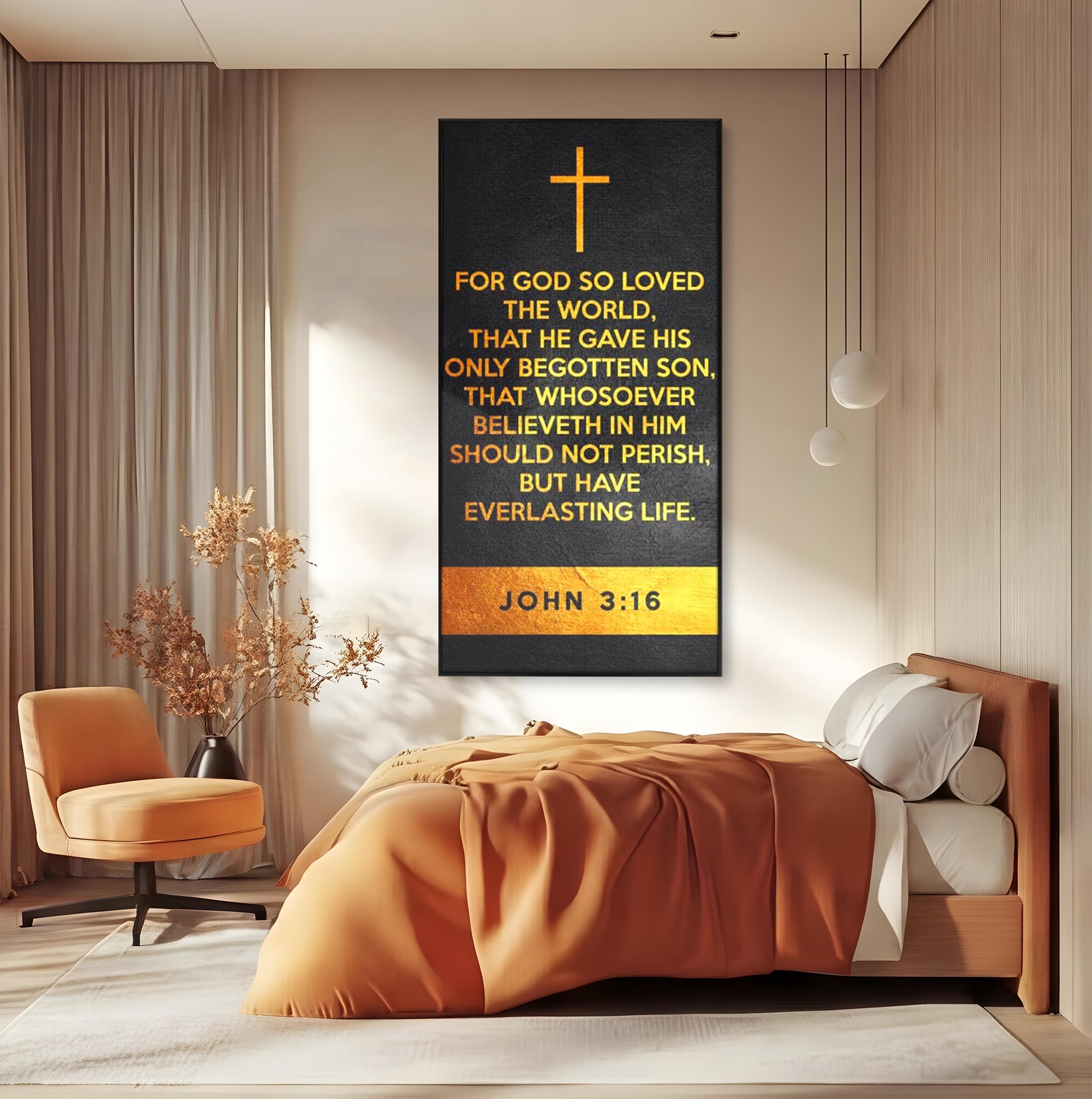 Leinwandbilder Premium LuxCanva® F1005, Die Kraft des Glaubens, Erlösung, Göttlich, Christus, Gebet, Wohnzimmer, Lebendige Farben