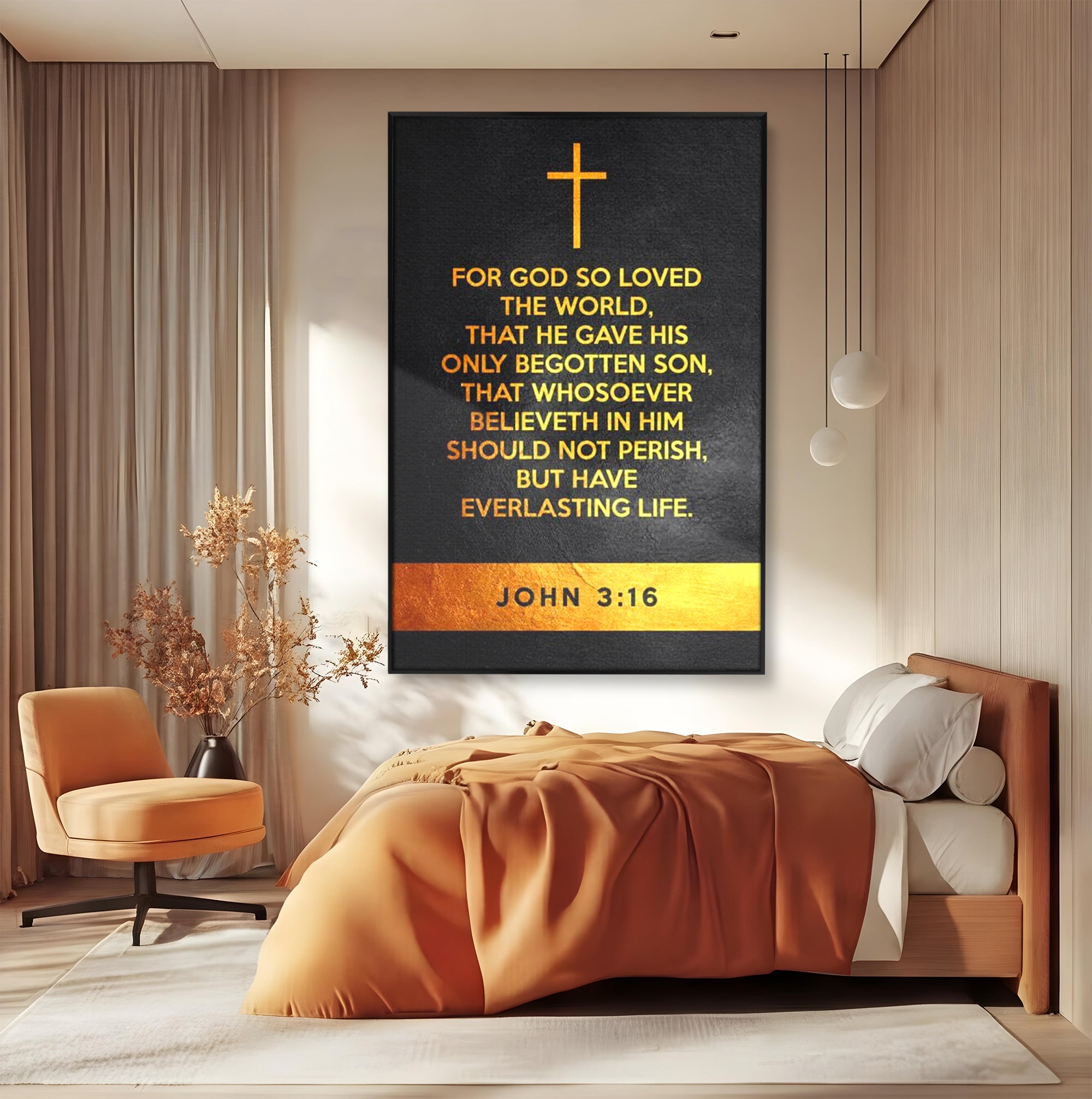 Leinwandbilder Premium LuxCanva® F1005, Die Kraft des Glaubens, Erlösung, Göttlich, Christus, Gebet, Wohnzimmer, Lebendige Farben