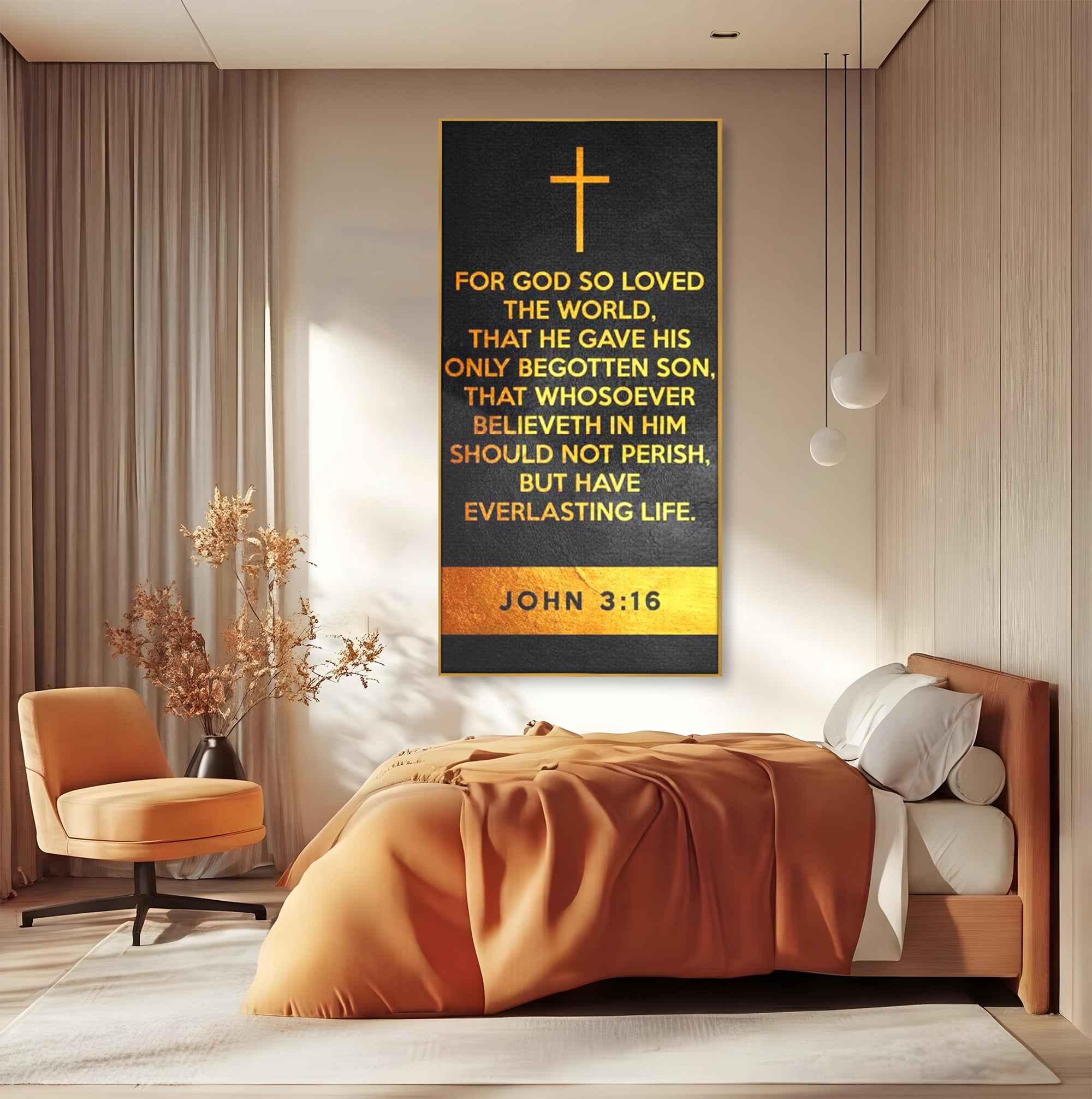 Leinwandbilder Premium LuxCanva® F1005, Die Kraft des Glaubens, Erlösung, Göttlich, Christus, Gebet, Wohnzimmer, Lebendige Farben