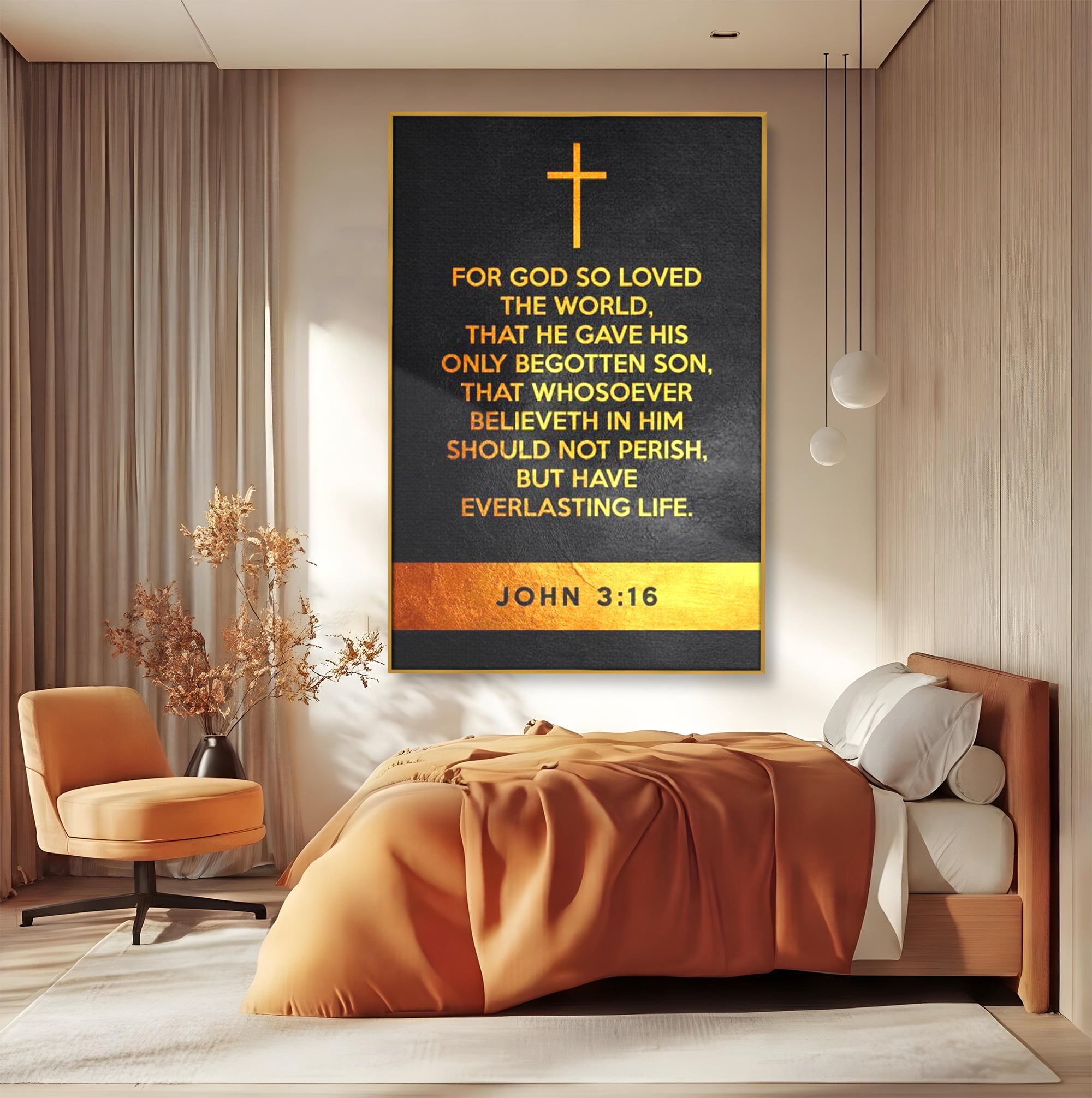 Leinwandbilder Premium LuxCanva® F1005, Die Kraft des Glaubens, Erlösung, Göttlich, Christus, Gebet, Wohnzimmer, Lebendige Farben