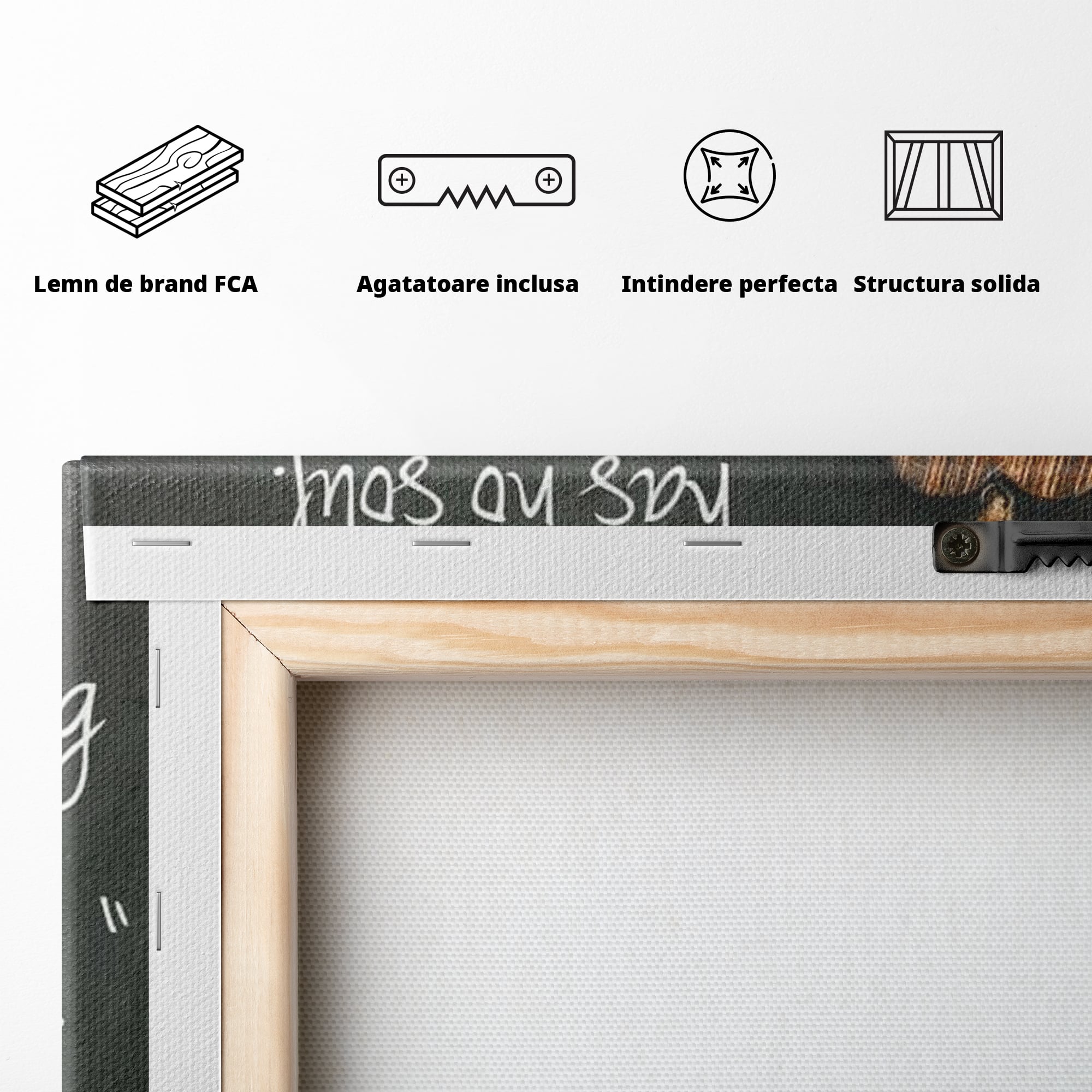 Tablou Canvas Premium LuxCanva® F1006, Bucataria cu Suflet ,  Gatit, Culinar, Gastronomie, Bucatar, Retete, Living Room, Culori vibrante