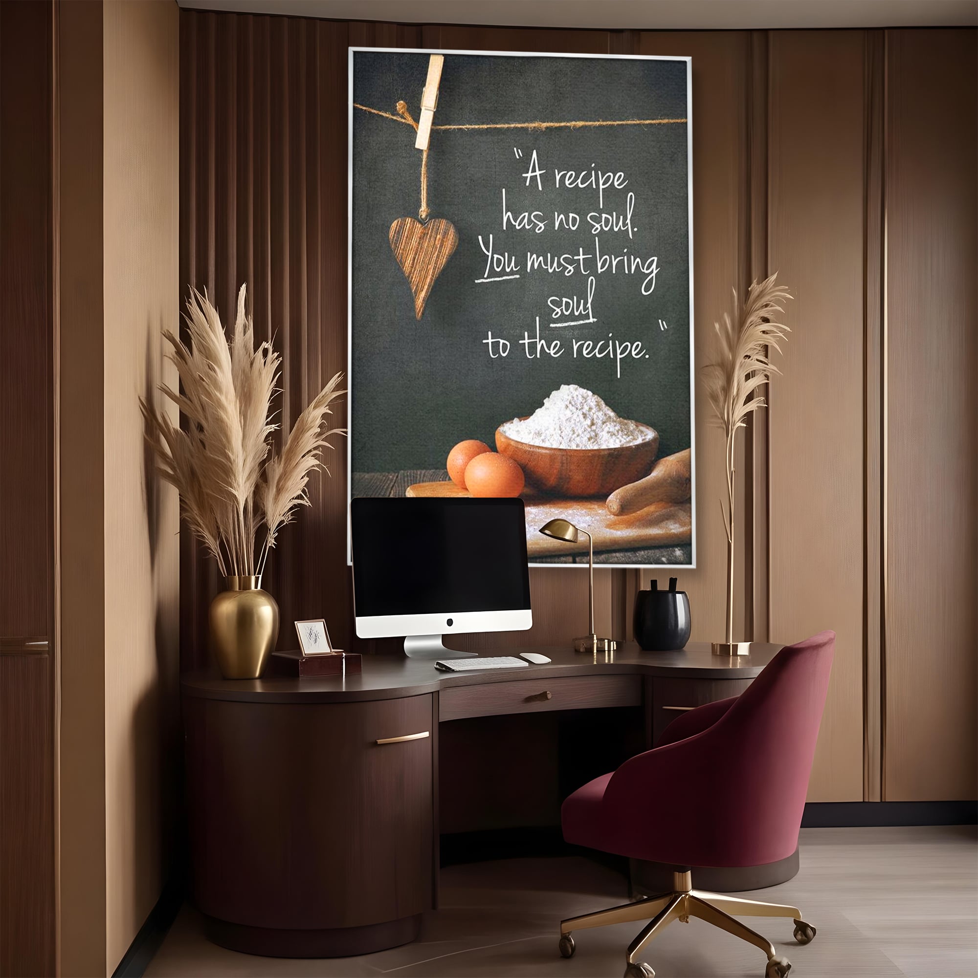 Tablou Canvas Premium LuxCanva® F1006, Bucataria cu Suflet ,  Gatit, Culinar, Gastronomie, Bucatar, Retete, Living Room, Culori vibrante