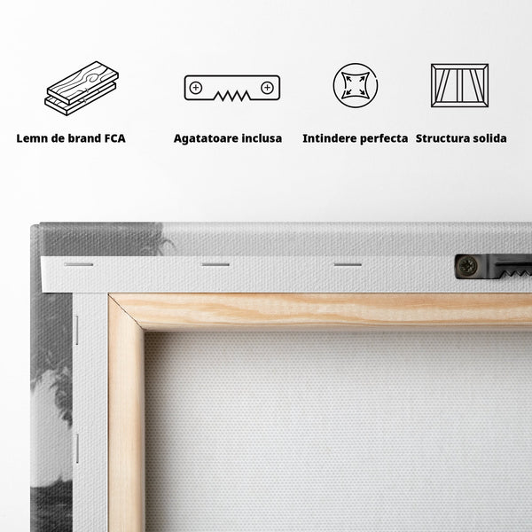 Tablou Canvas Premium LuxCanva® F1007, Puterea de a Merge Inainte , Povara, Demnitate, Echilibru, Forta, Intelepciune, Living, Birou, Culori vibrante