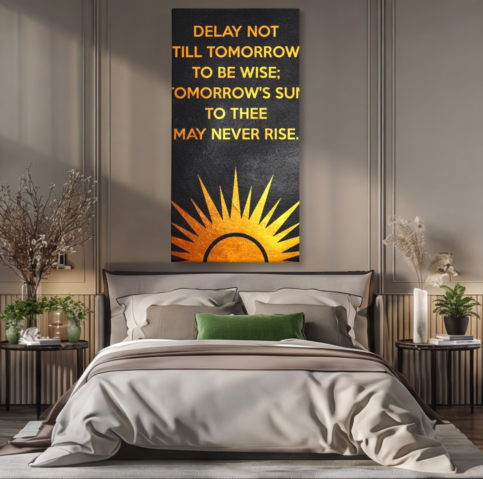 Leinwandbilder Premium LuxCanva® F1008, Das Licht der heutigen Entscheidungen , Bewusstsein, Leben, Entscheidungen, Reflexion, Gelegenheit, Wohnen, Büro, Lebendige Farben