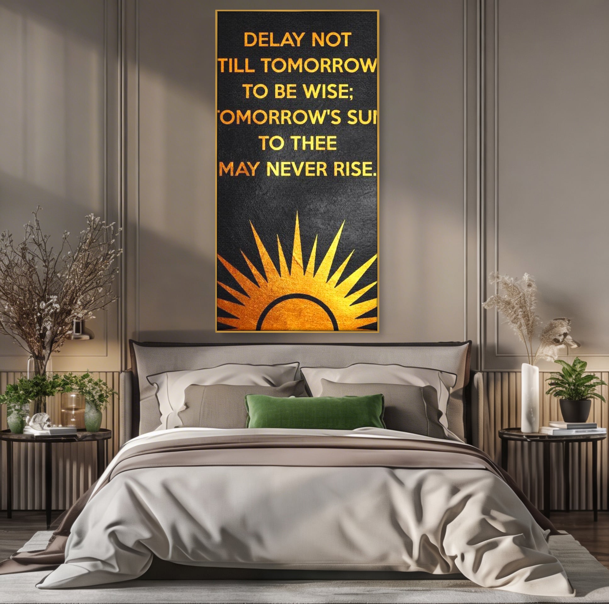 Leinwandbilder Premium LuxCanva® F1008, Das Licht der heutigen Entscheidungen , Bewusstsein, Leben, Entscheidungen, Reflexion, Gelegenheit, Wohnen, Büro, Lebendige Farben