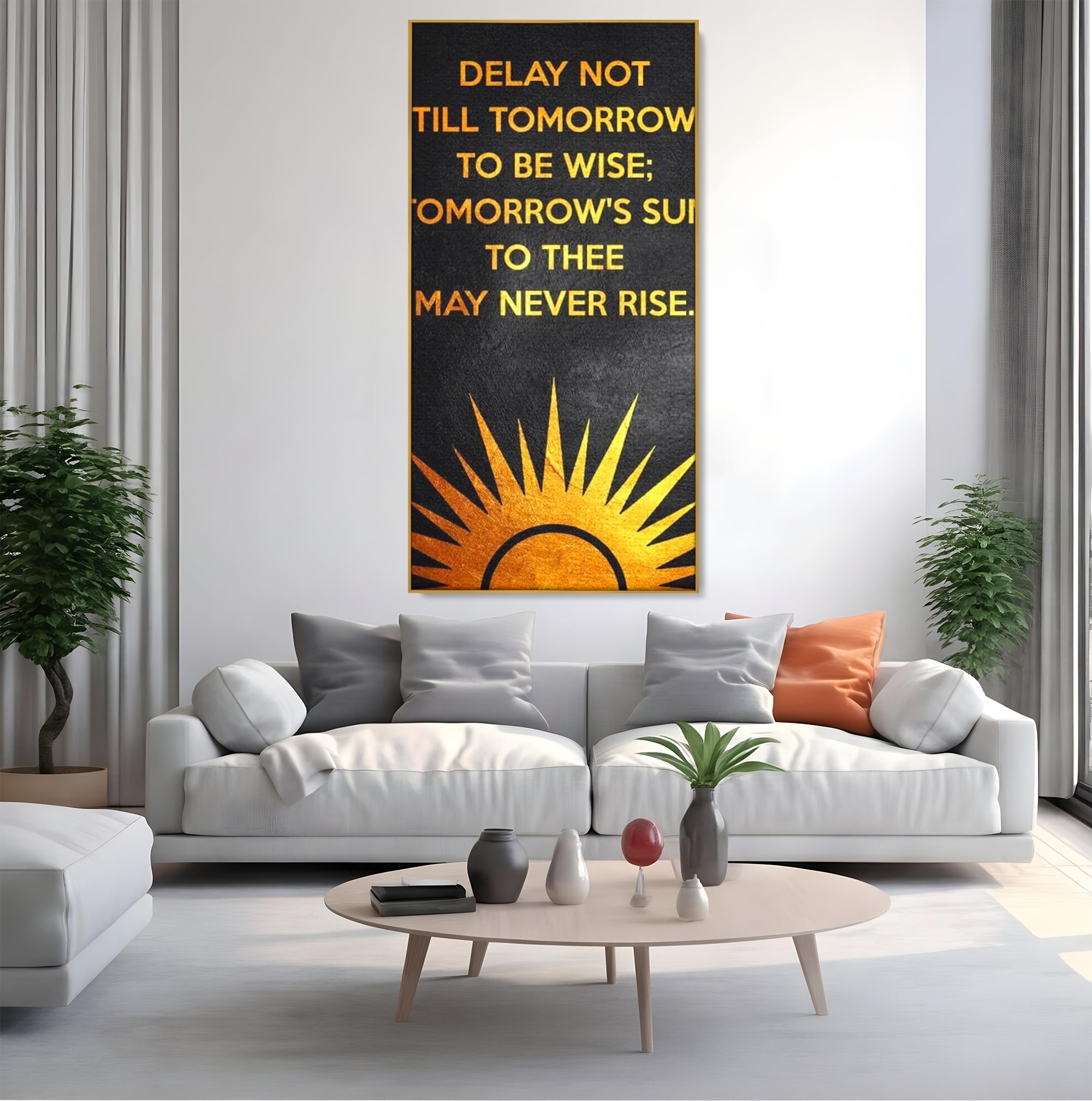 Leinwandbilder Premium LuxCanva® F1008, Das Licht der heutigen Entscheidungen , Bewusstsein, Leben, Entscheidungen, Reflexion, Gelegenheit, Wohnen, Büro, Lebendige Farben