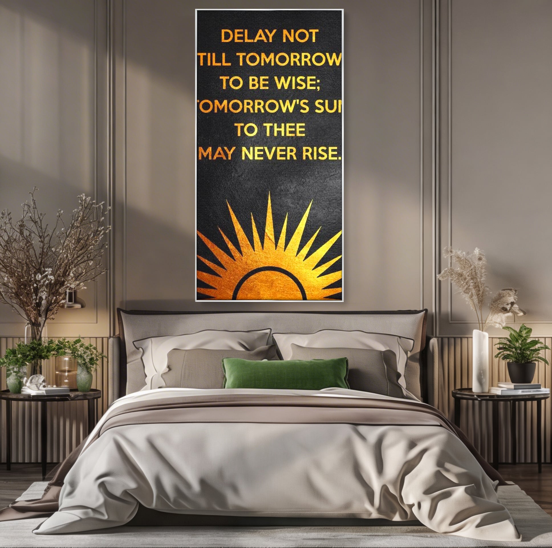 Leinwandbilder Premium LuxCanva® F1008, Das Licht der heutigen Entscheidungen , Bewusstsein, Leben, Entscheidungen, Reflexion, Gelegenheit, Wohnen, Büro, Lebendige Farben