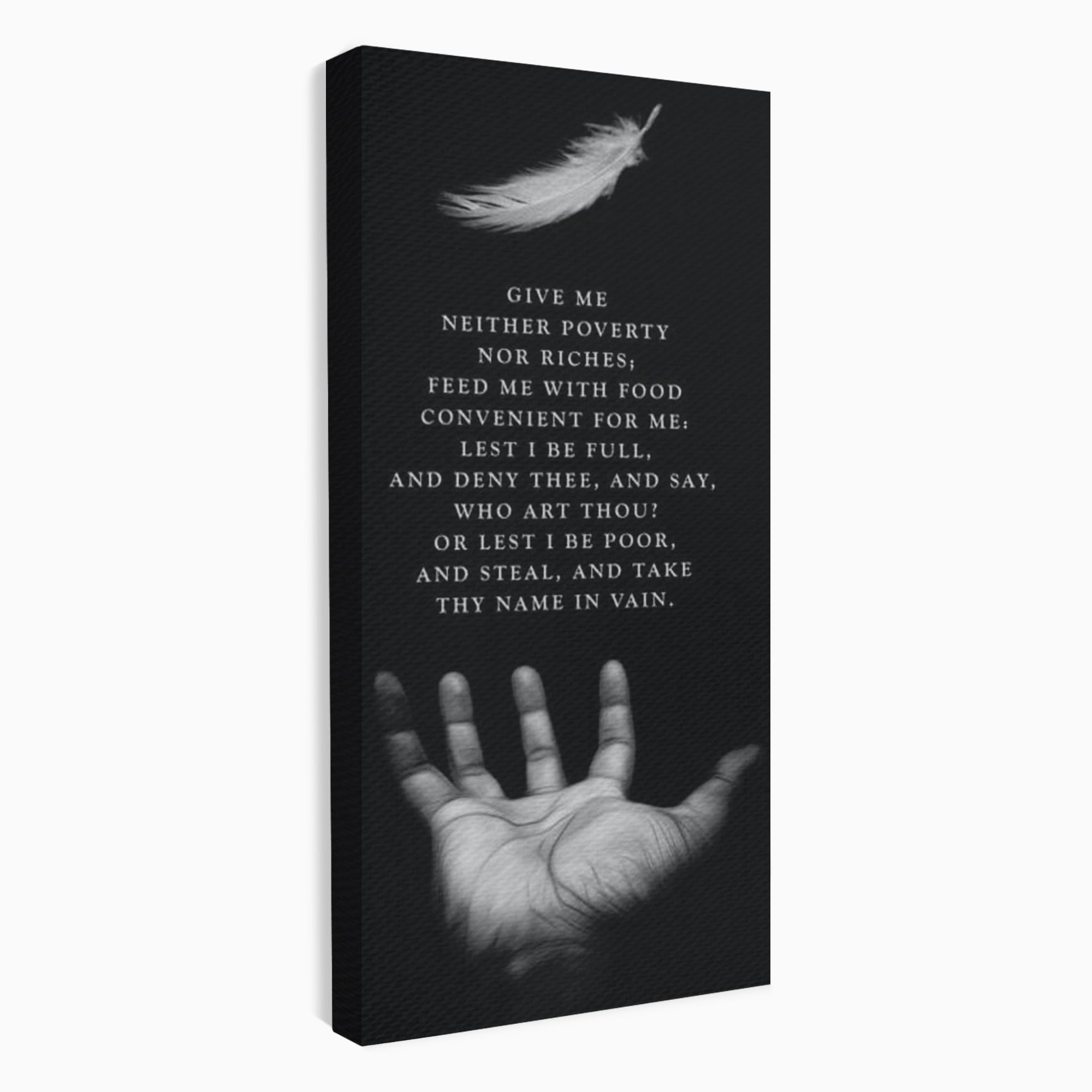 Tablou Canvas Premium LuxCanva® F1011, Echilibrul Vietii , Spiritual, Smerenie, Profunzime, Credinta, Rugaciune, Living, Birou, Culori vibrante