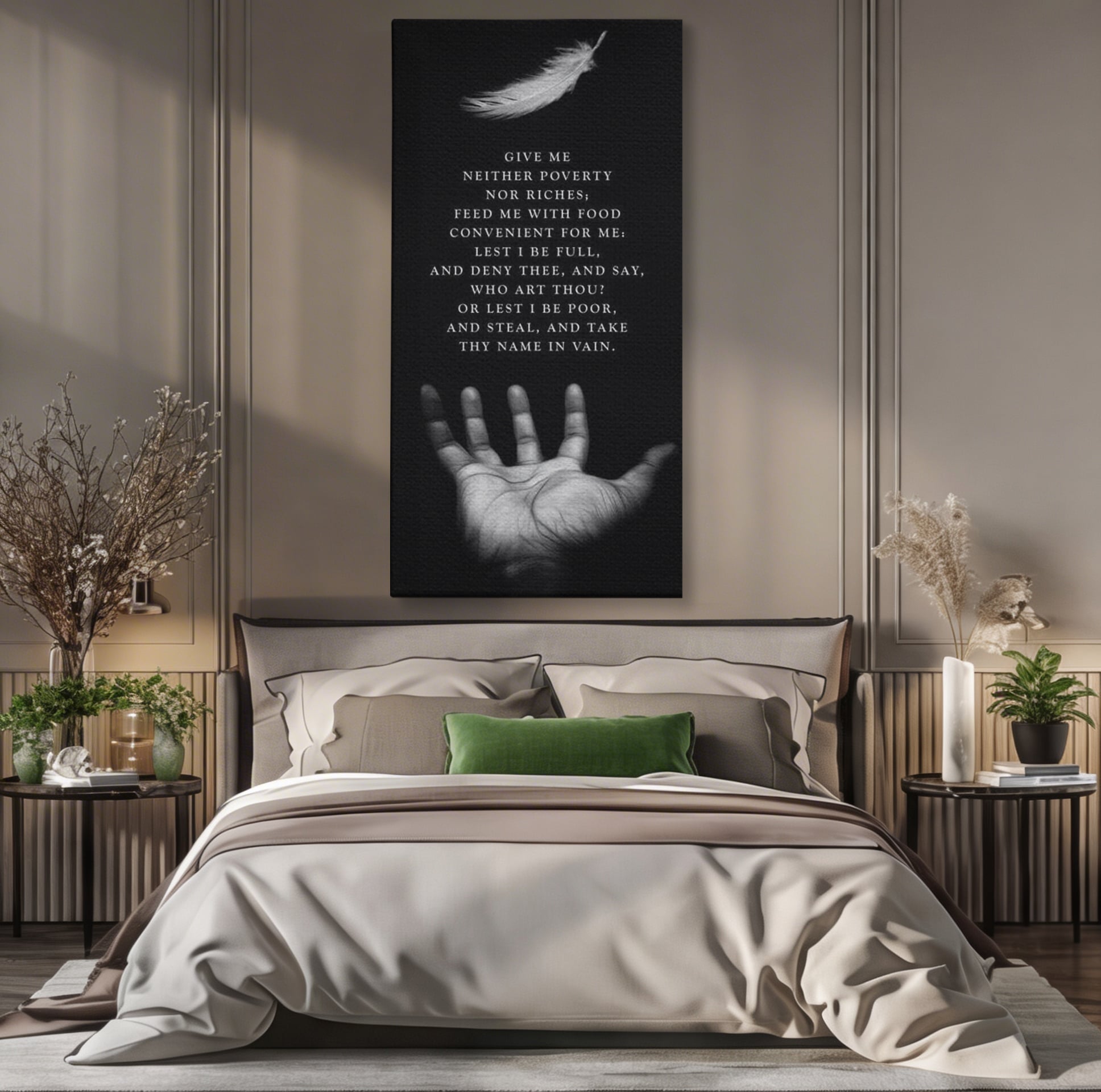 Tablou Canvas Premium LuxCanva® F1011, Echilibrul Vietii , Spiritual, Smerenie, Profunzime, Credinta, Rugaciune, Living, Birou, Culori vibrante