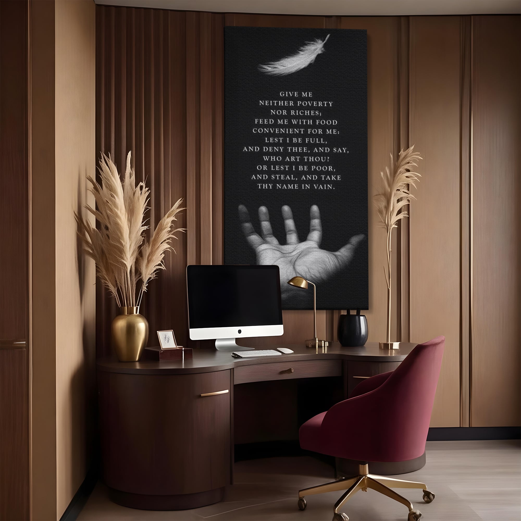 Tablou Canvas Premium LuxCanva® F1011, Echilibrul Vietii , Spiritual, Smerenie, Profunzime, Credinta, Rugaciune, Living, Birou, Culori vibrante
