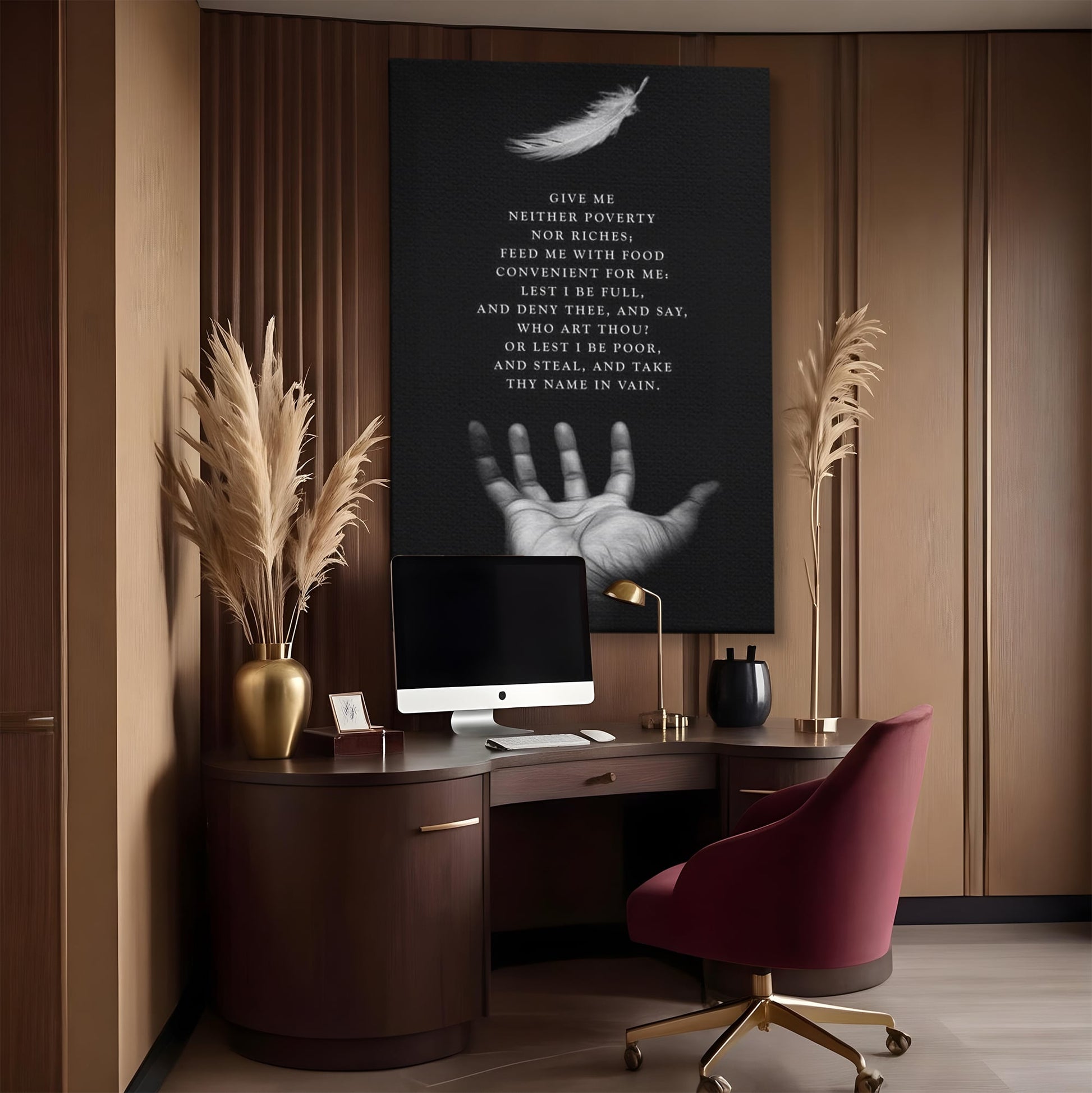 Tablou Canvas Premium LuxCanva® F1011, Echilibrul Vietii , Spiritual, Smerenie, Profunzime, Credinta, Rugaciune, Living, Birou, Culori vibrante