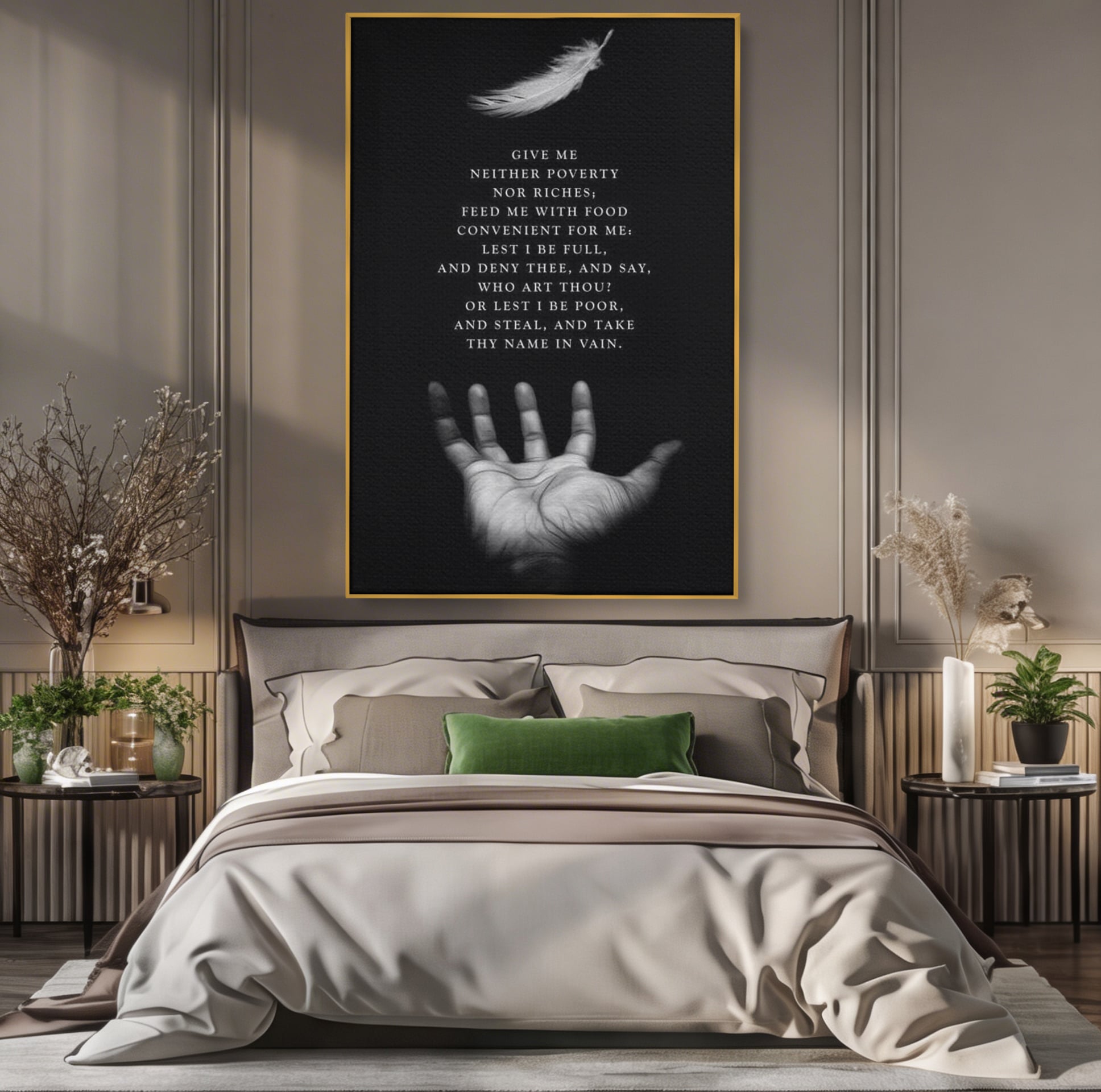 Tablou Canvas Premium LuxCanva® F1011, Echilibrul Vietii , Spiritual, Smerenie, Profunzime, Credinta, Rugaciune, Living, Birou, Culori vibrante
