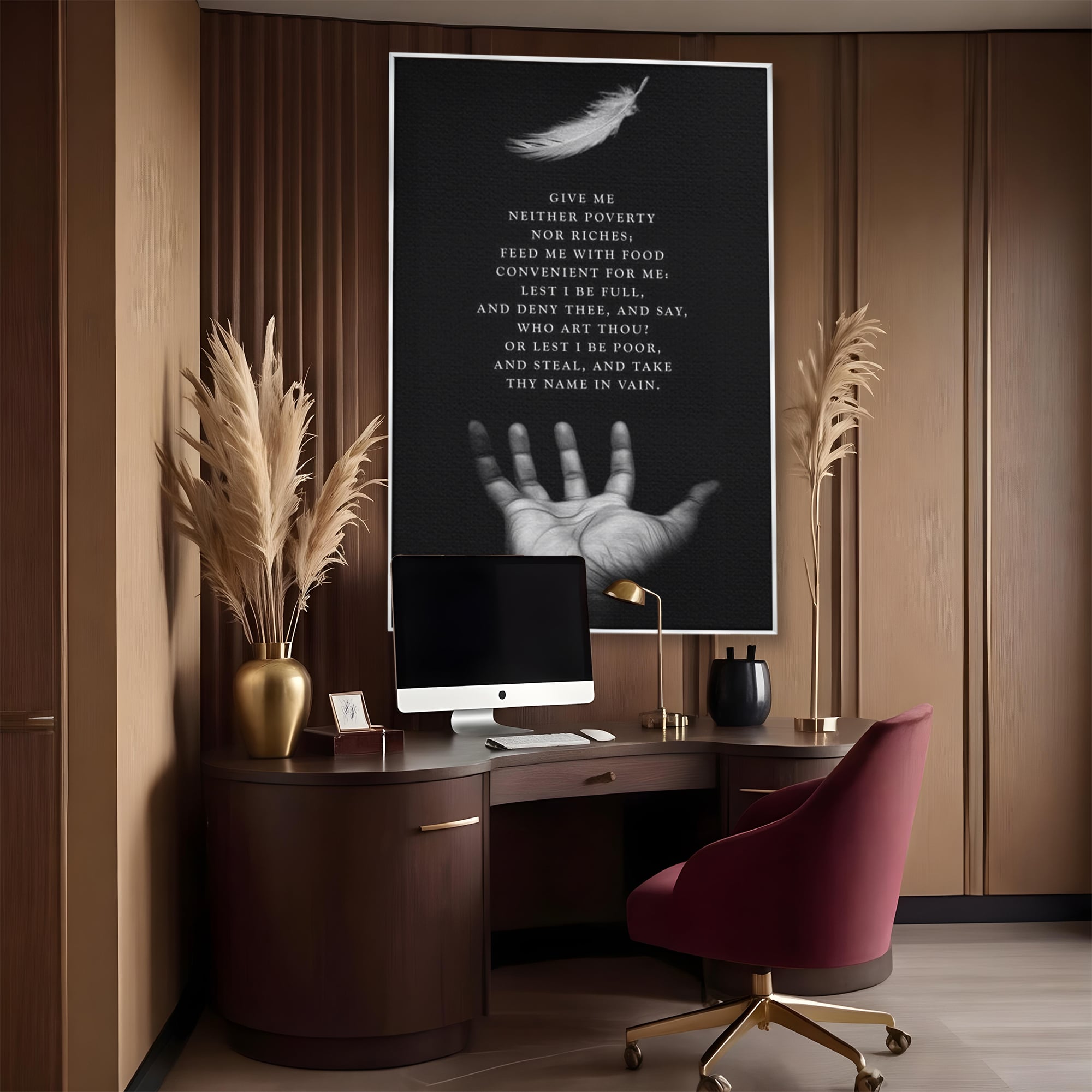 Tablou Canvas Premium LuxCanva® F1011, Echilibrul Vietii , Spiritual, Smerenie, Profunzime, Credinta, Rugaciune, Living, Birou, Culori vibrante