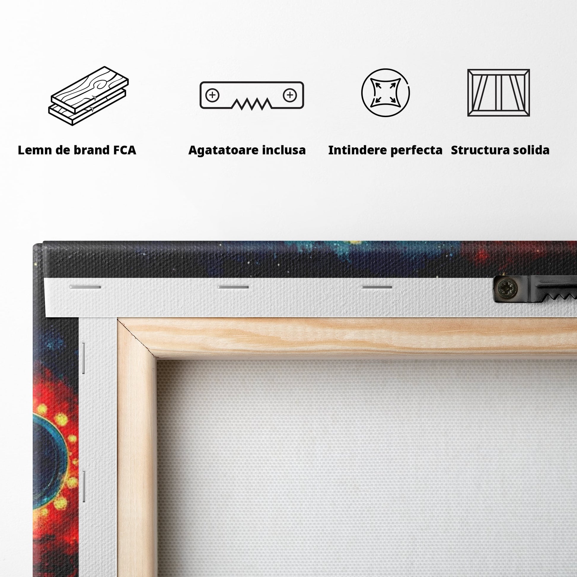 Tablou Canvas Premium LuxCanva® F1014, Viva Las Vegas , Exuberanta, Lux, Cazino, Spectacol, Adrenalina, Living, Birou, Culori vibrante