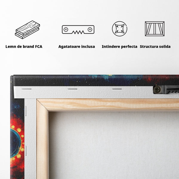 Tablou Canvas Premium LuxCanva® F1014, Viva Las Vegas , Exuberanta, Lux, Cazino, Spectacol, Adrenalina, Living, Birou, Culori vibrante