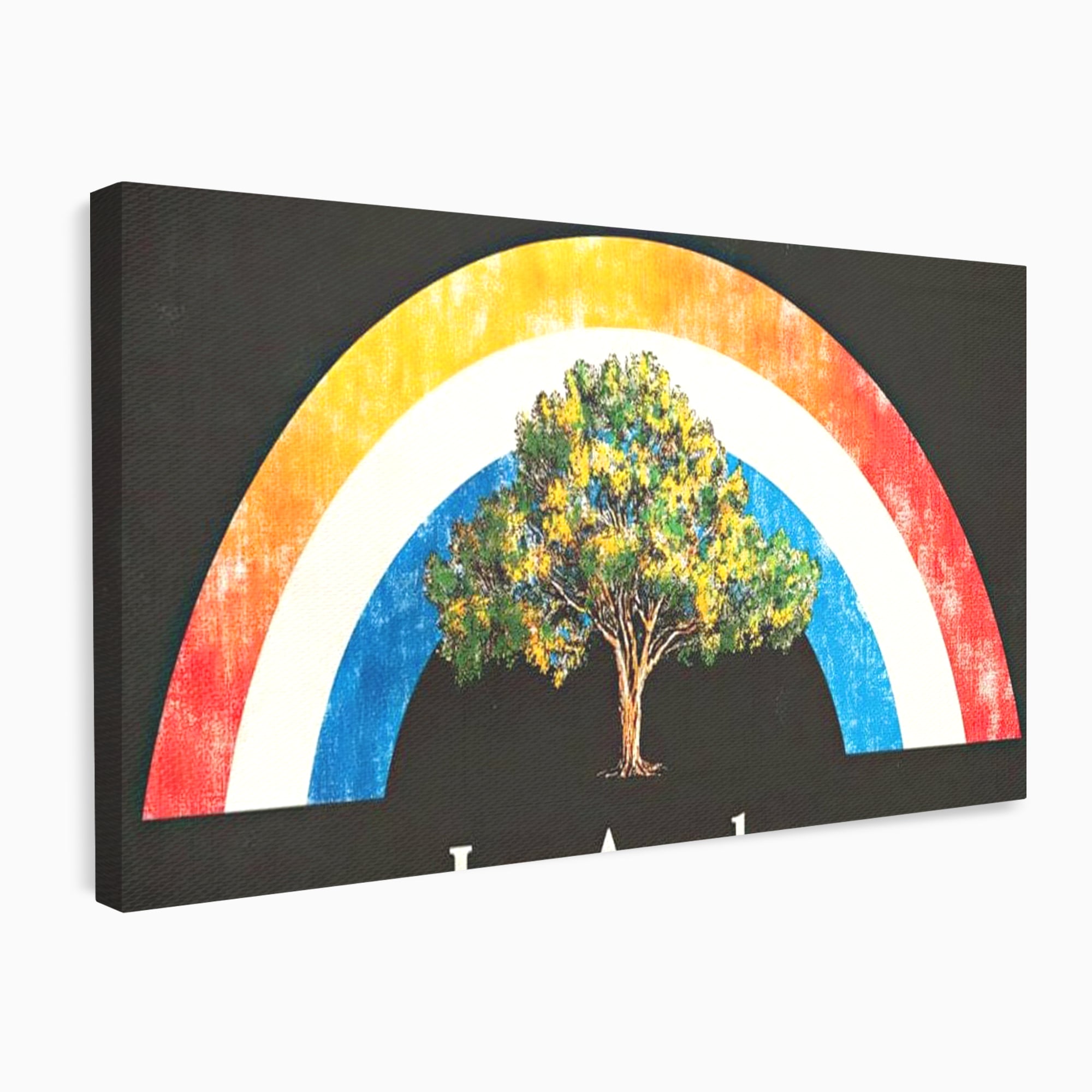 Tablou Canvas Premium LuxCanva® F1015, Los Angeles Spirit , Minimalist, California, Vis, Orasul Ingerilor, Pacific, Living, Birou, Culori vibrante