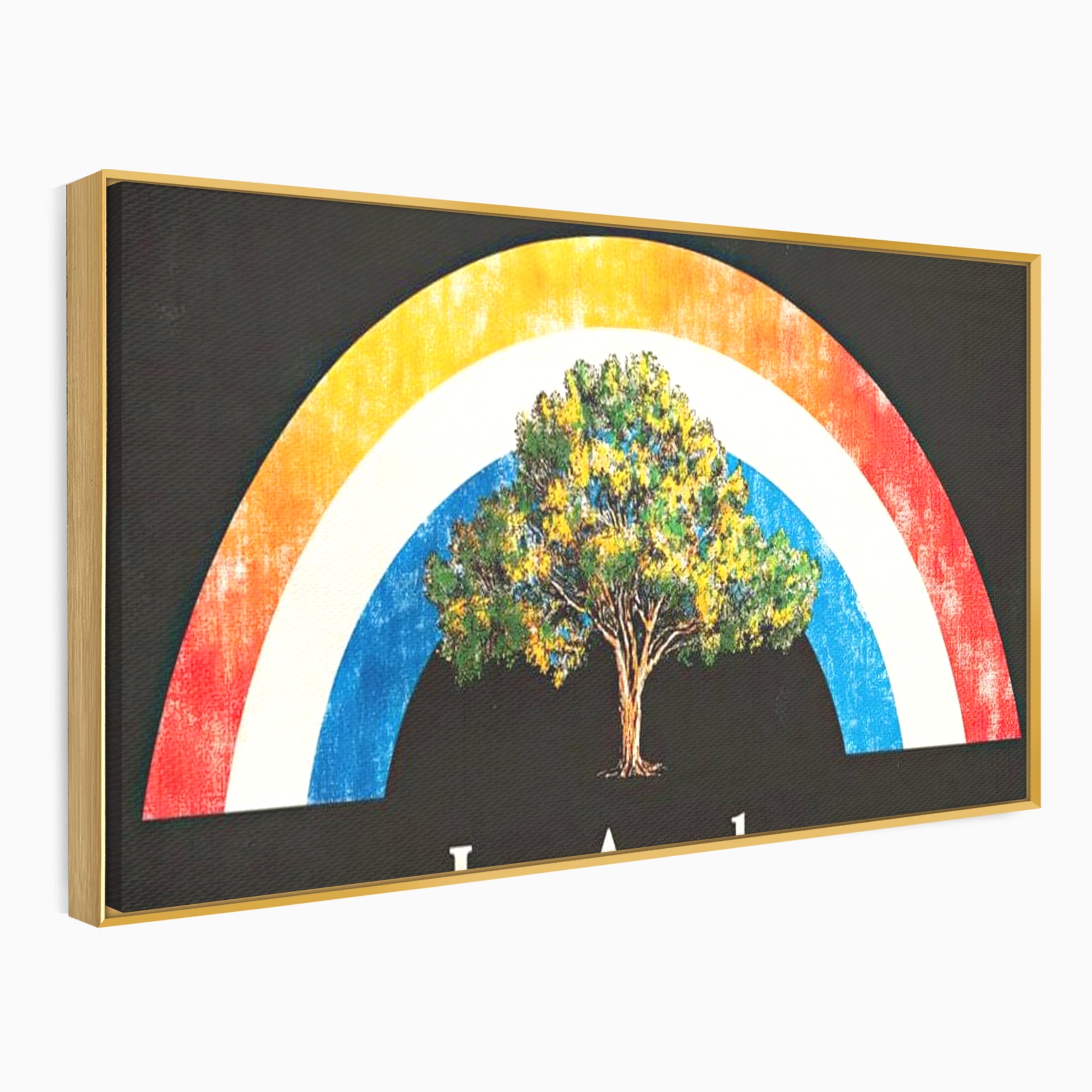 Tablou Canvas Premium LuxCanva® F1015, Los Angeles Spirit , Minimalist, California, Vis, Orasul Ingerilor, Pacific, Living, Birou, Culori vibrante