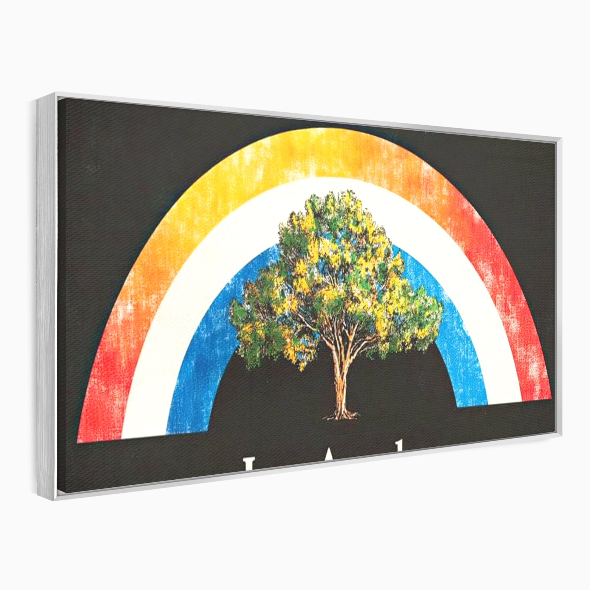 Tablou Canvas Premium LuxCanva® F1015, Los Angeles Spirit , Minimalist, California, Vis, Orasul Ingerilor, Pacific, Living, Birou, Culori vibrante